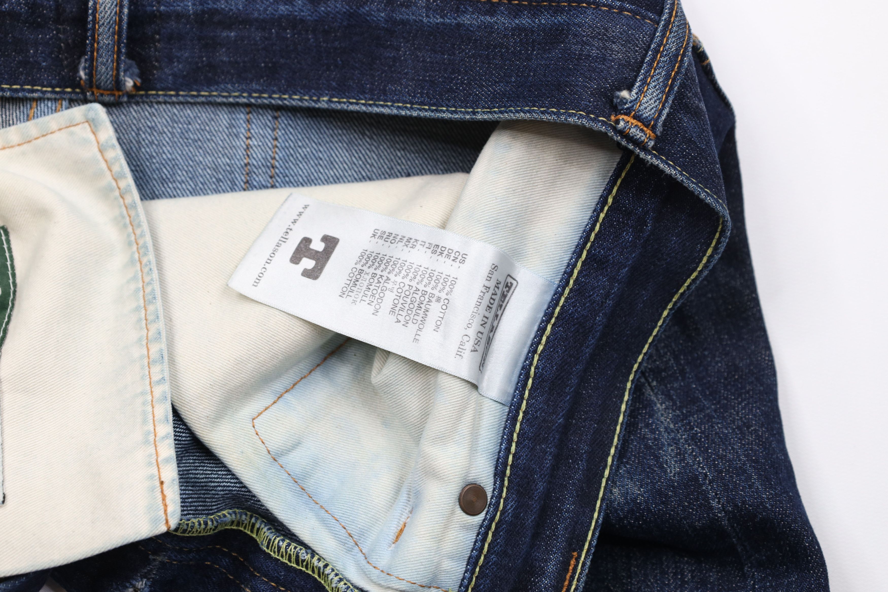 Tellason Tellason Cone Selvedge Denim Gustave Slim Tapered Jeans USA Size US 30 / EU 46 - 11 Thumbnail