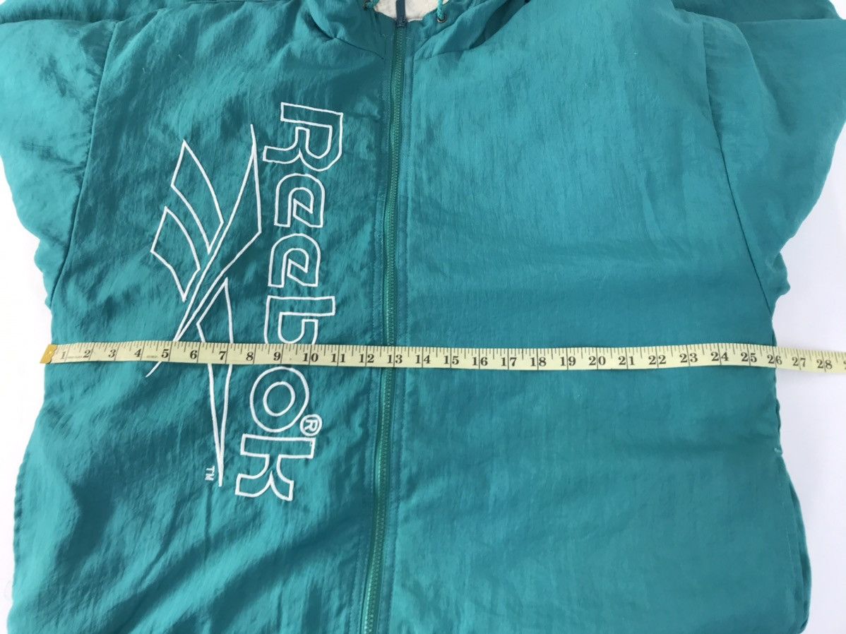 Reebok 90s Reebok Hooded Quilted Jacket Embroidery Big Log Size US XL / EU 56 / 4 - 9 Thumbnail