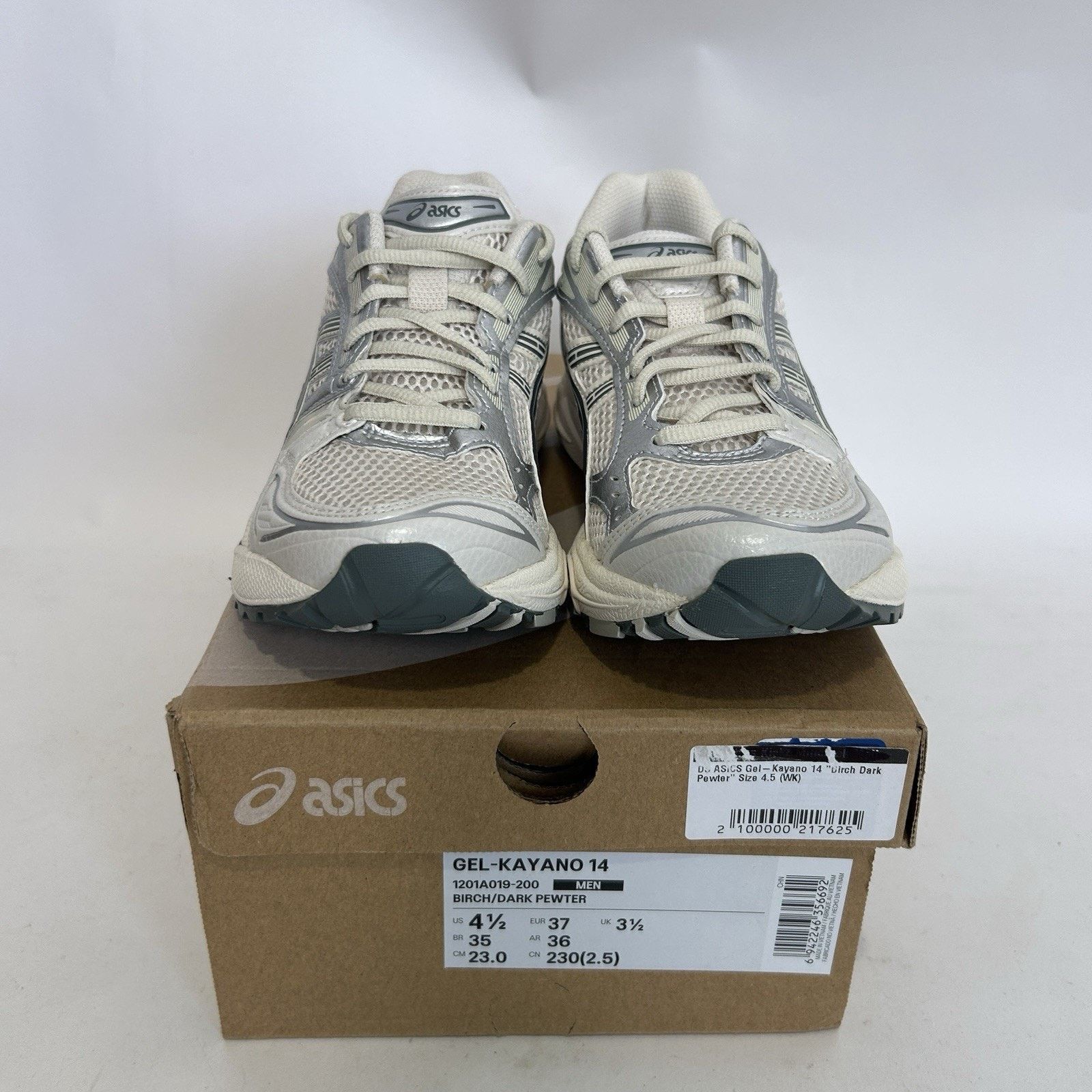 Asics ASICS Gel-Kayano 14 “Birch Dark Pewter” 1201A019-200 Size US 6 / IT 36 - 2 Thumbnail