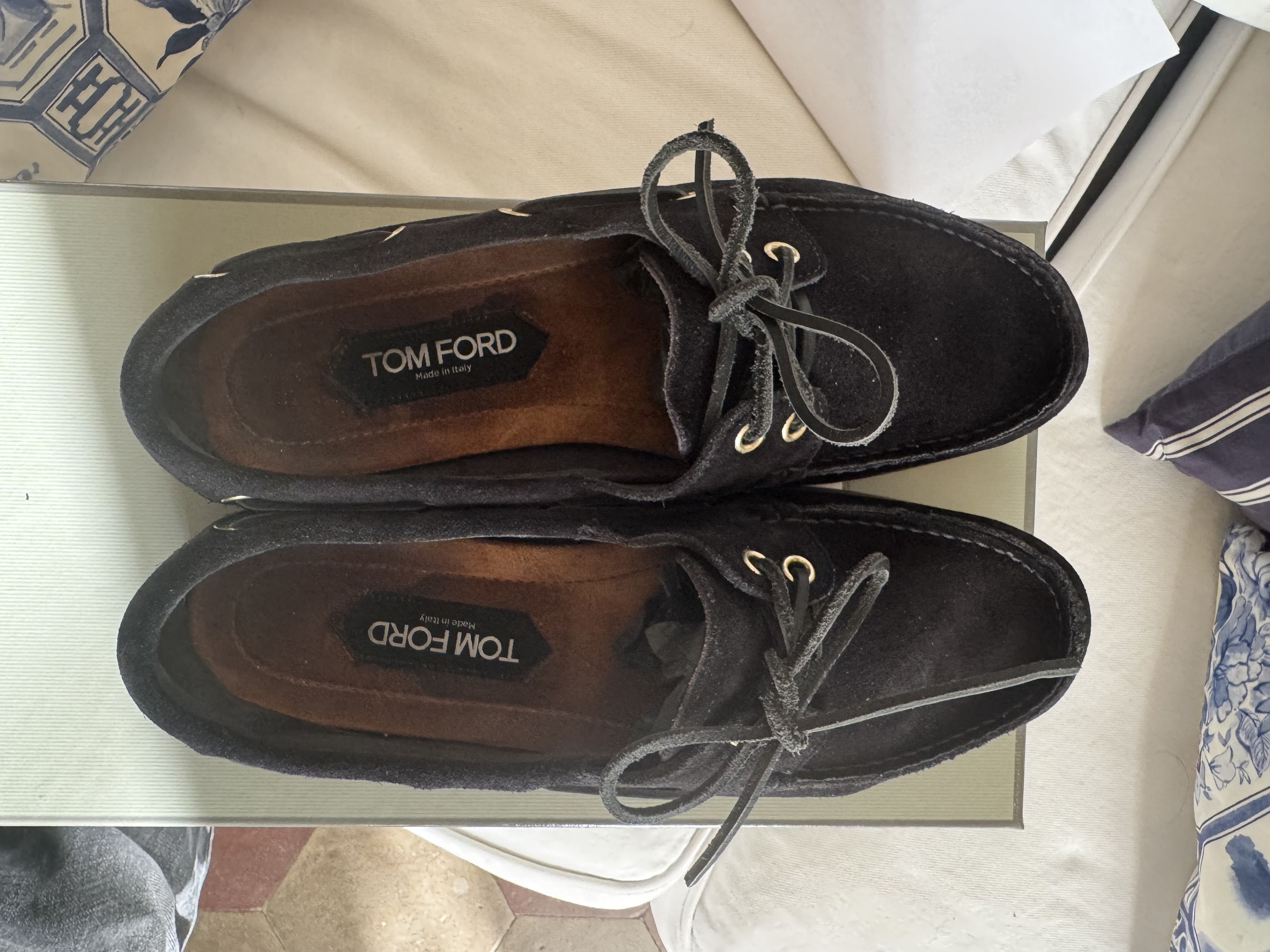 Tom Ford Robin Suede Boat Shoes Size US 8 / EU 41 - 2 Thumbnail