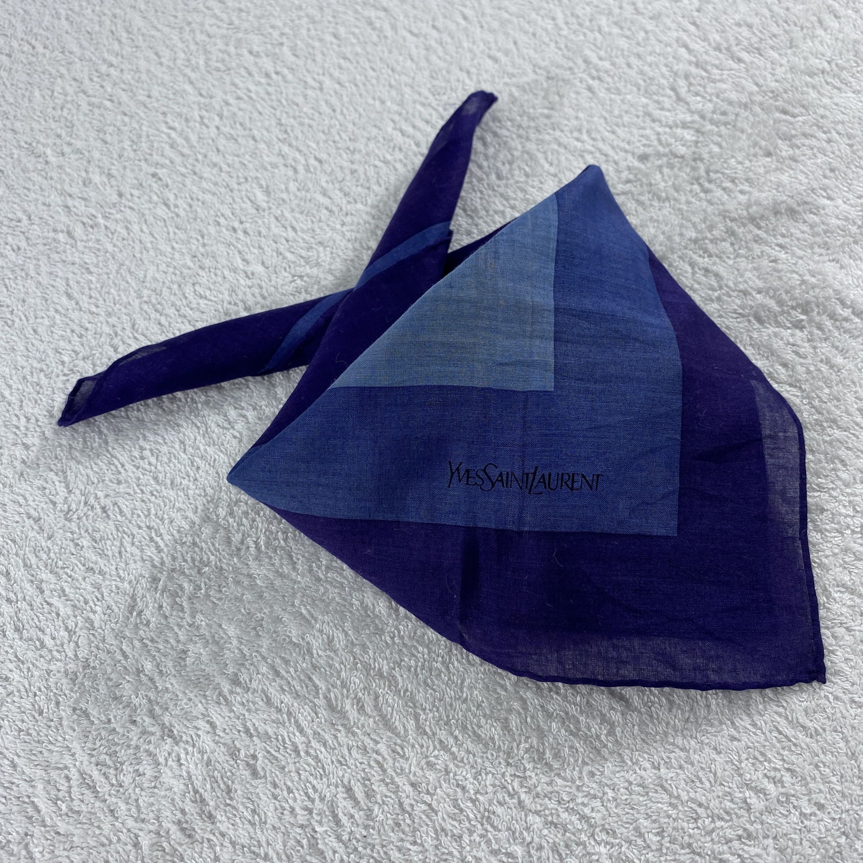 Vintage × Yves Saint Laurent Yves Saint Laurent Neckerchief / Bandana / Handkerchief Size ONE SIZE - 2 Thumbnail