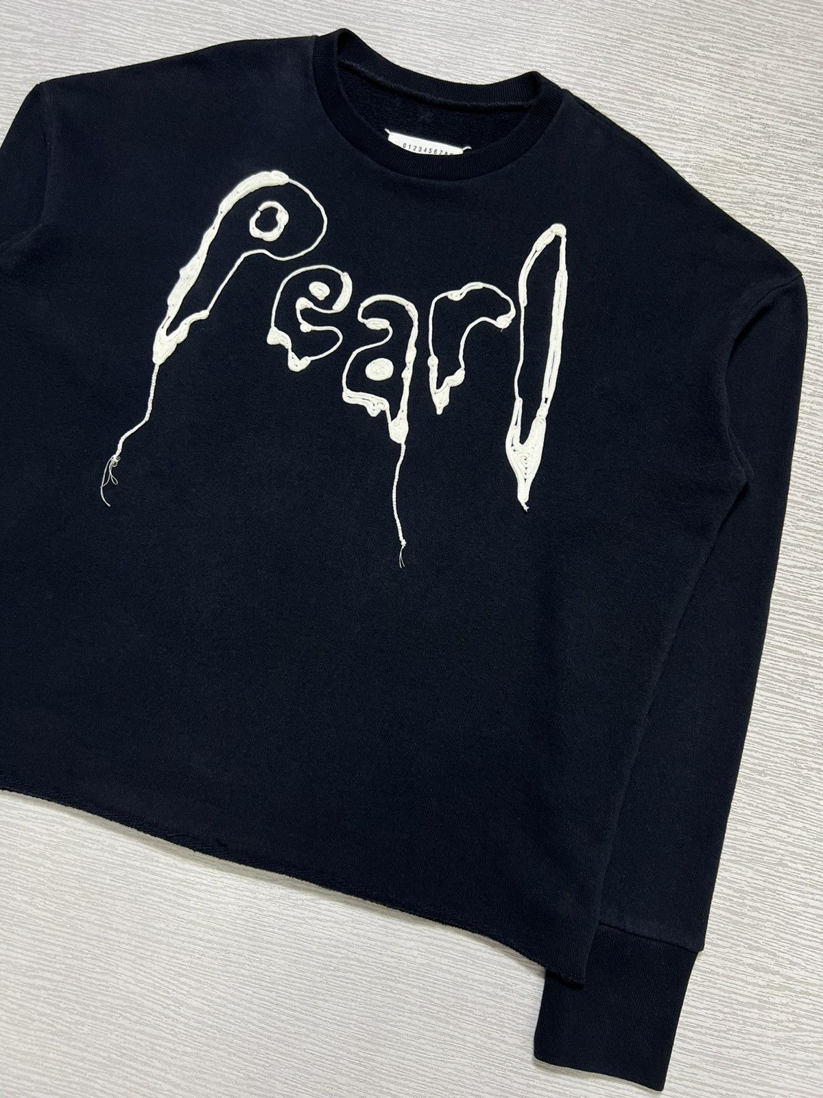 Maison Margiela Maison Margiela - S/S ‘18 - Pearl Embroidered Sweatshirt Size US M / EU 48-50 / 2 - 4 Thumbnail