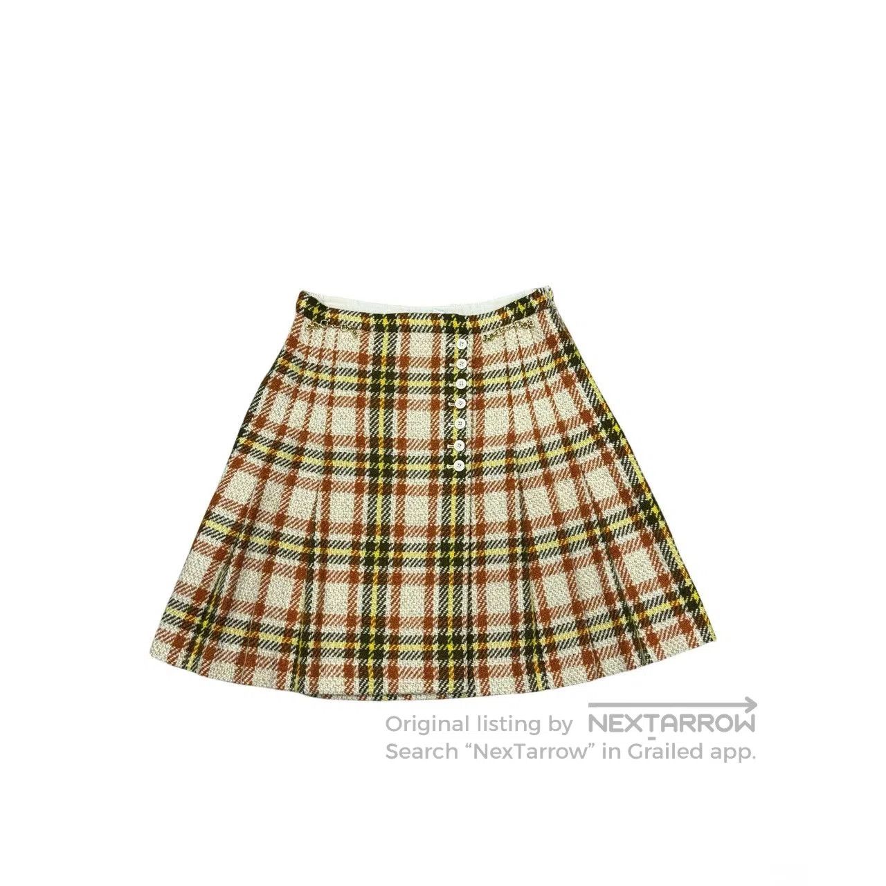 Gucci GUCCI Plaid Mini Skirt. Size 41" - 8 Thumbnail