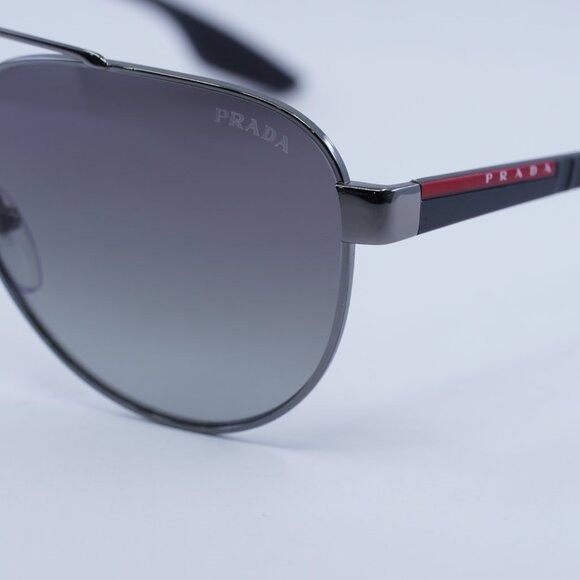 Prada 🕶️ New Prada Sport PS54TS 5AV3M1 Sunglasses - Gunmetal Size ONE SIZE - 10 Thumbnail