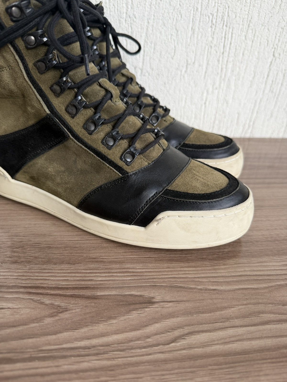 Balmain × H&M Aw14 basket hi sneakers Size US 8.5 / EU 41-42 - 4 Thumbnail