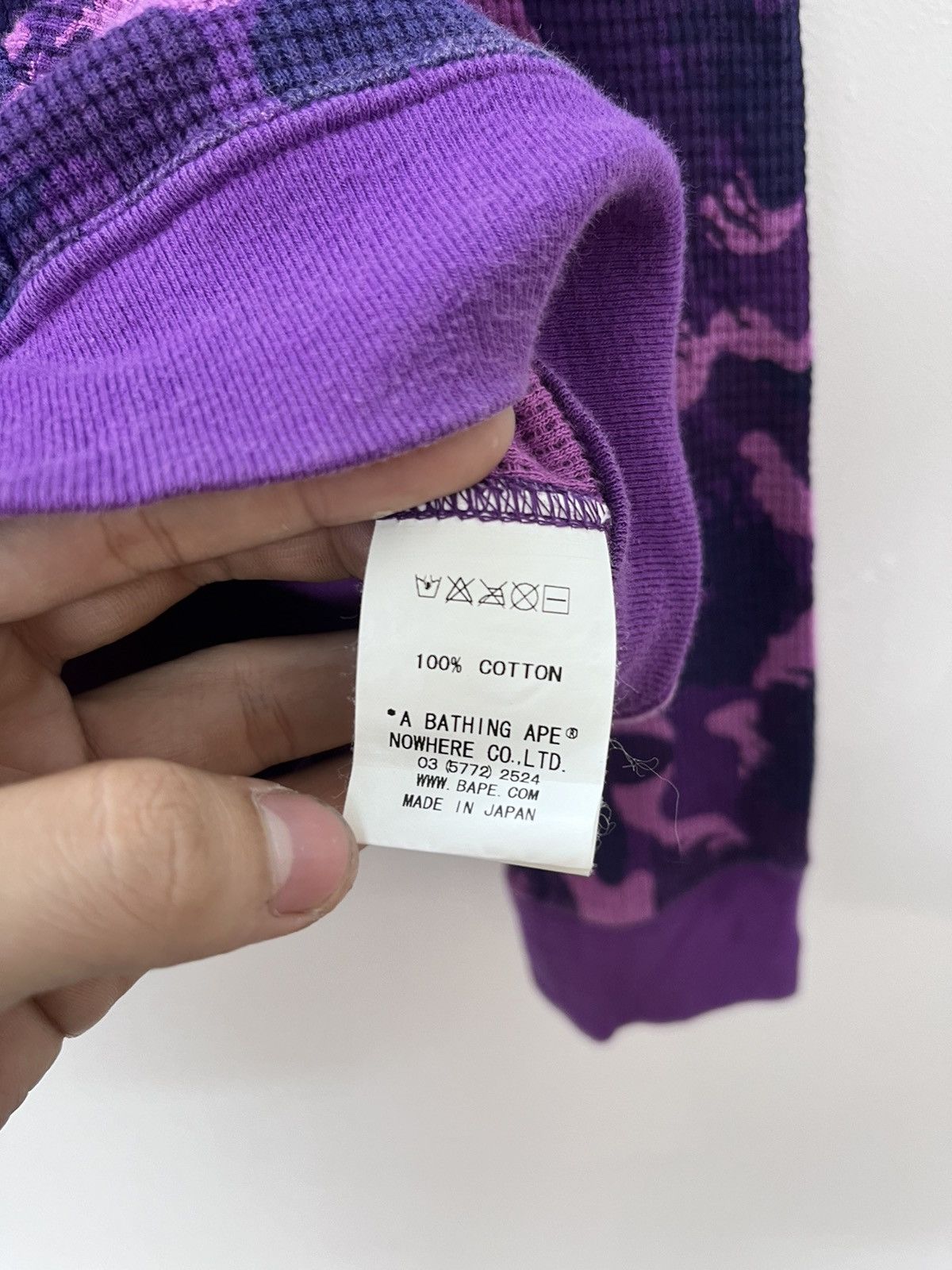 Bape A BATHING APE FLAME THERMAL HOODIE Size US M / EU 48-50 / 2 - 6 Thumbnail