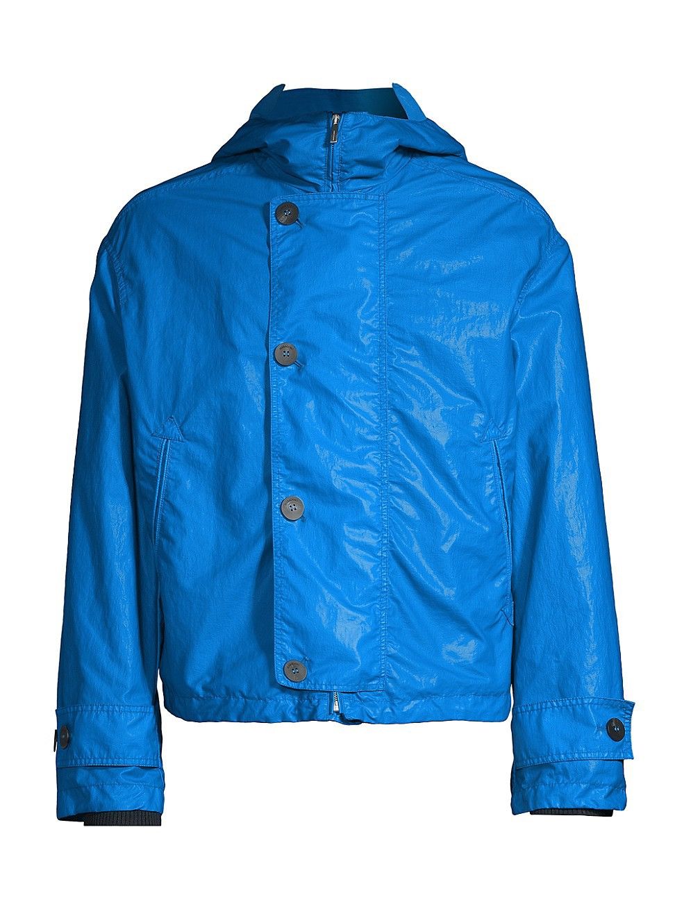 Salvatore Ferragamo Ferragamo Blue Lightweight Jacket Salvatore Ferragamo Size US M / EU 48-50 / 2 - 1 Thumbnail