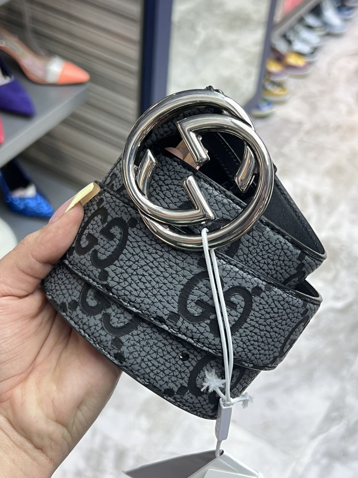 Gucci Gucci GG interlocking Buckle Belt Size 40 - 2 Thumbnail