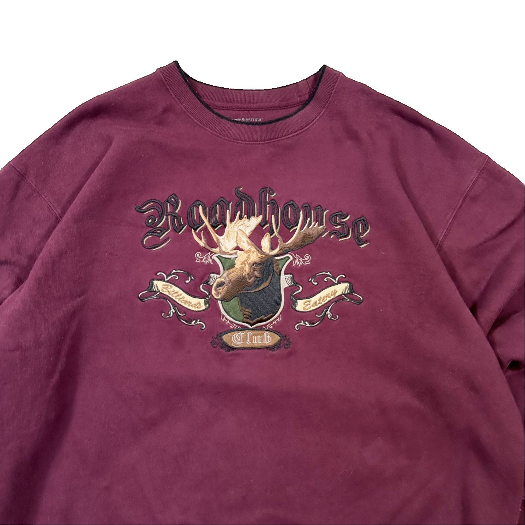Vintage VIntage Heavy Embroidered Moose Roadhouse HEavy Nature Size US XL / EU 56 / 4 - 2 Thumbnail