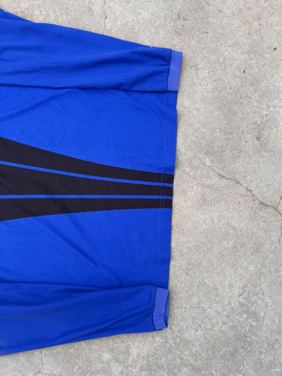 Adidas Y2k Blue Adidas Soccer Long Sleeve Jersey Size US S / EU 44-46 / 1 - 4 Thumbnail