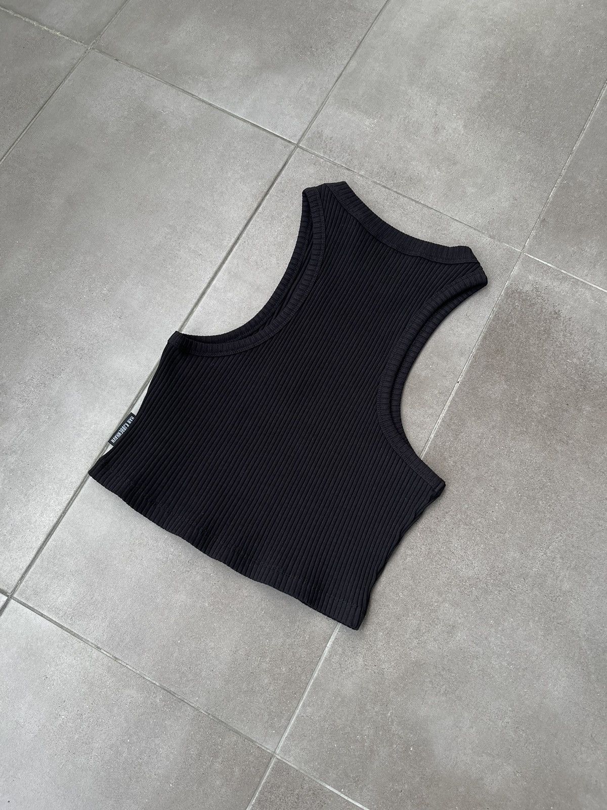 Han Kjobenhavn !DS! SS23 Han Kjobenhavn Cropped Racer Black Top Size US L / EU 52-54 / 3 - 12 Thumbnail