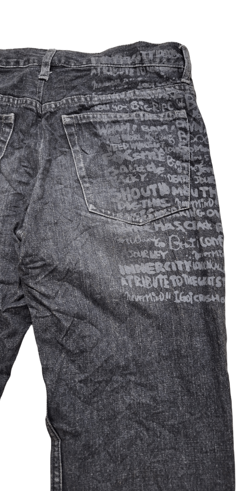 Hysteric Glamour Rare Japanese Brand Takeo Kikuchi Poem Denim Jeans Size US 30 / EU 46 - 11 Thumbnail
