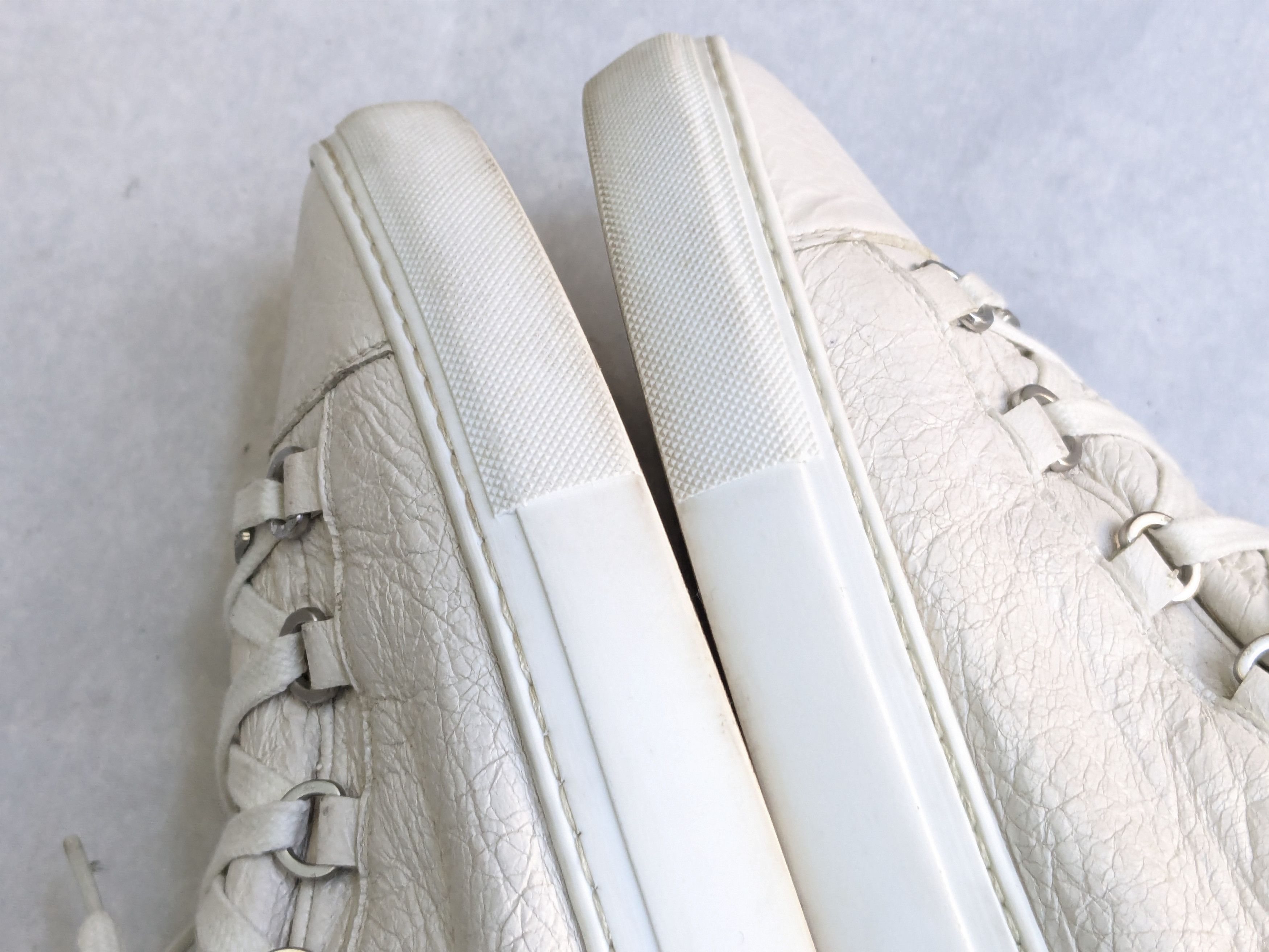 Balenciaga Balenciaga Arena Sneakers White 13 Low Tops Leather Size US 13 / EU 46 - 11 Thumbnail
