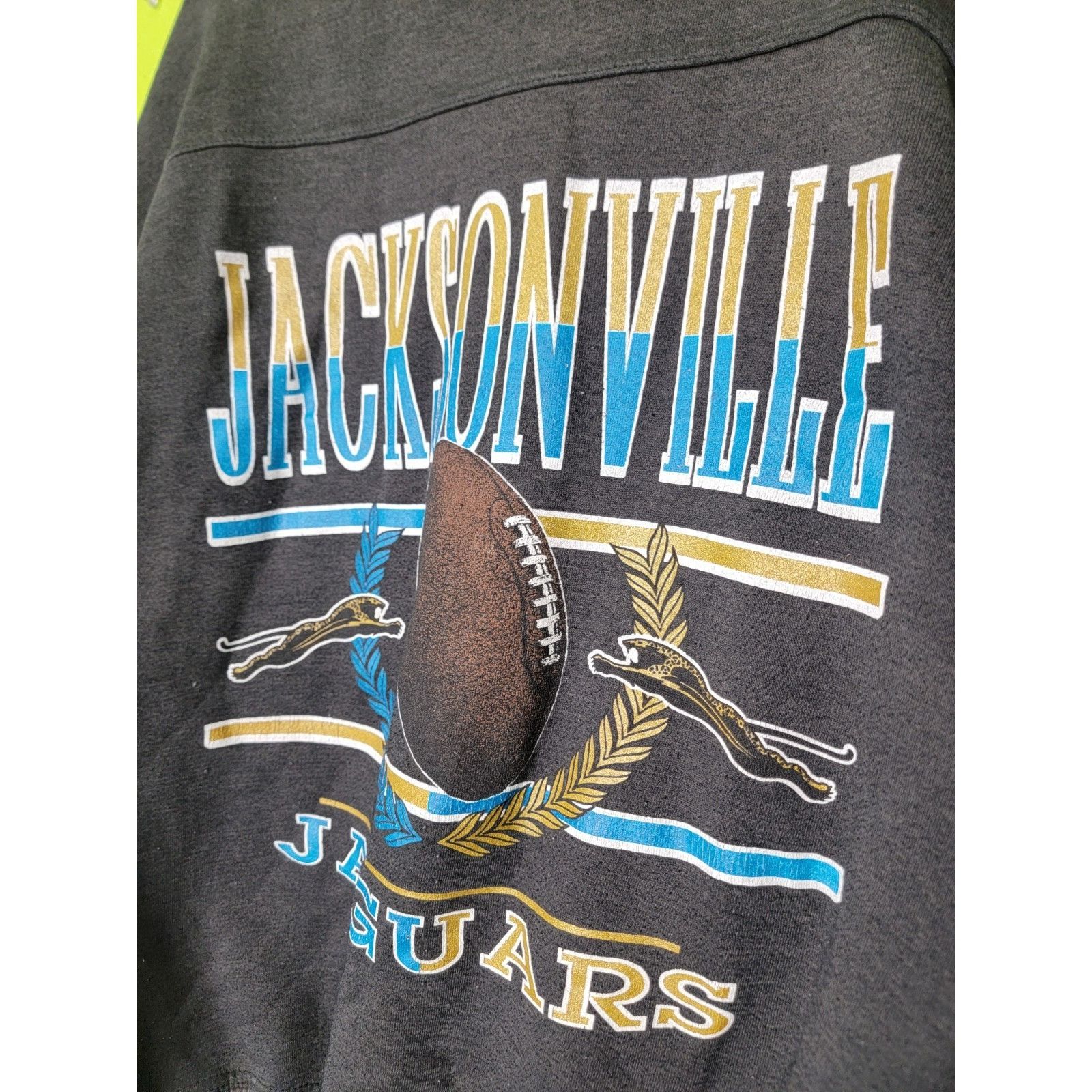 NFL Vintage Jacksonville Jaguars Crewneck Sweatshirt Banned Logo Size US M / EU 48-50 / 2 - 2 Thumbnail