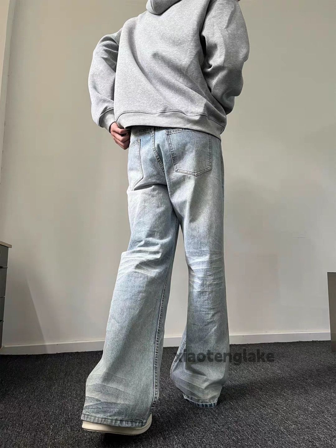 Jean × Vintage washed faded cleanfit yuppie y2k bootcut flared jeans Size US 28 / EU 44 - 5 Thumbnail