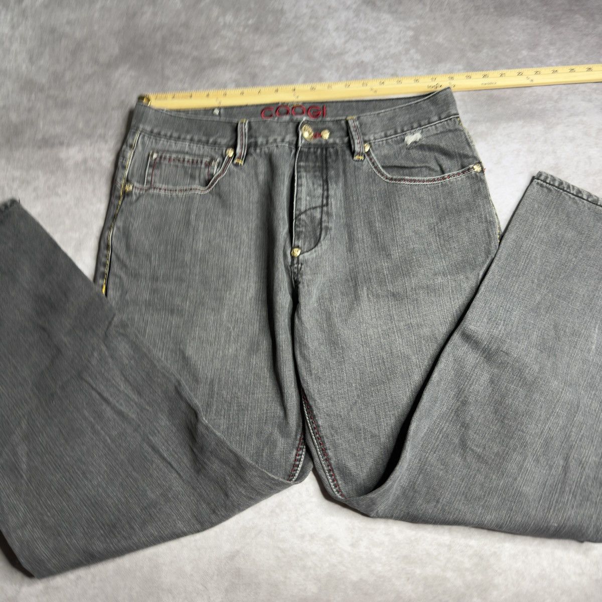 Coogi Vtg Coogi Jeans Late 2000’s Embrodiered Gold Size US 36 / EU 52 - 3 Thumbnail