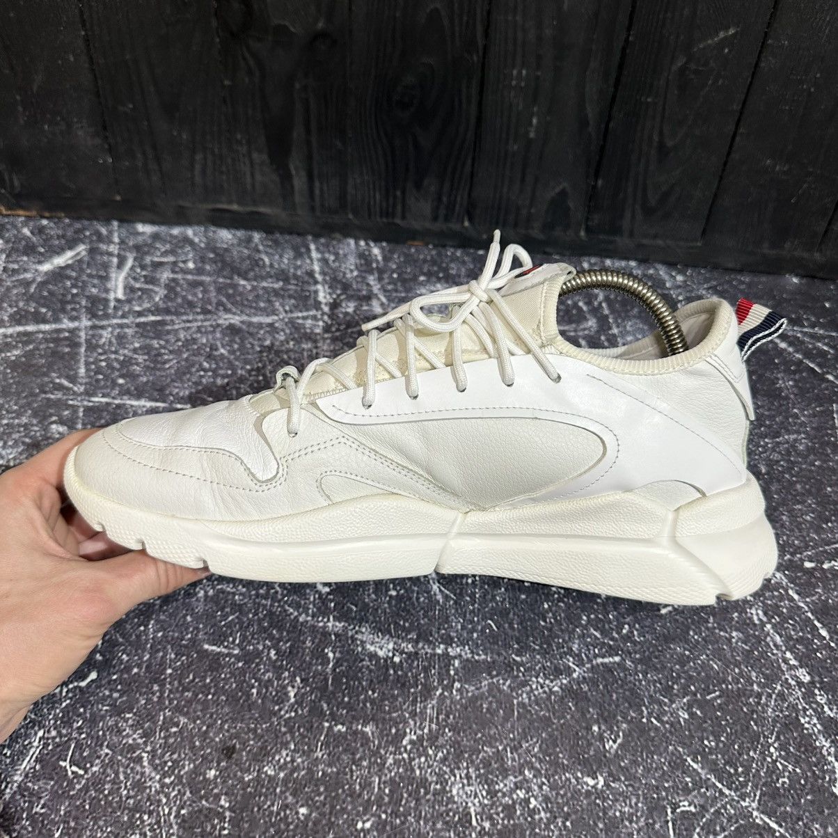 Moncler MONCLER MEN’S White Leather Sneakers Size 43 Size US 10 / EU 43 - 9 Thumbnail