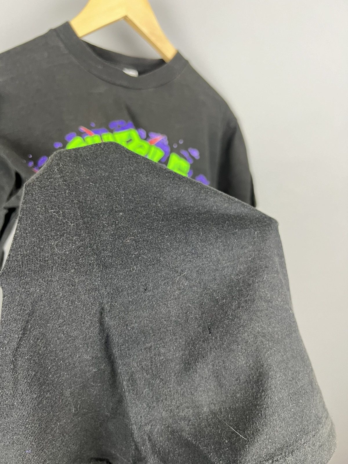 Cartoon Network Vintage 1990 TMNT 'Raphael Turtle Power' Cartoon Movie Tee Size US S / EU 44-46 / 1 - 9 Thumbnail