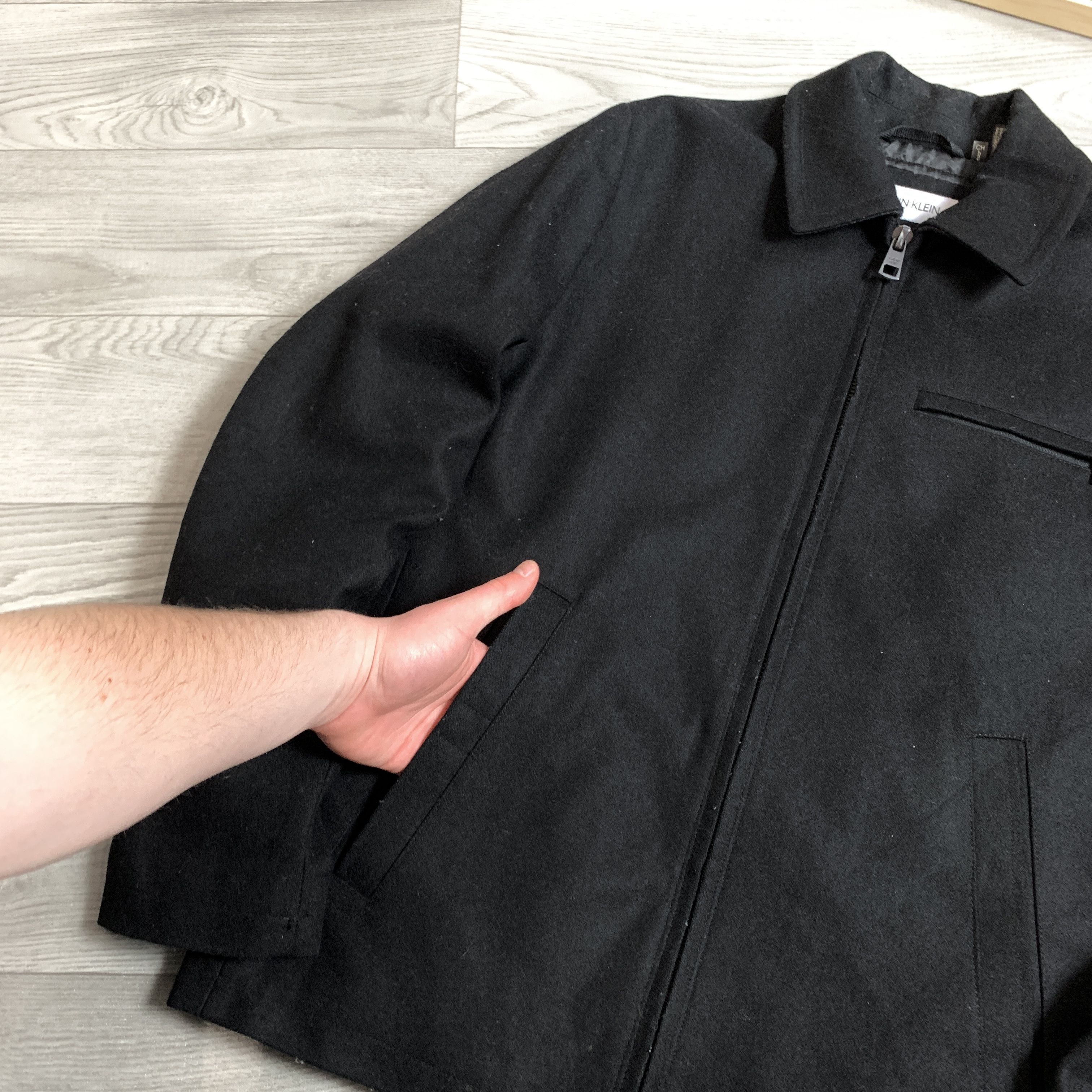 Calvin Klein Calvin Klein Black Wool With Filling Jacket Size US S / EU 44-46 / 1 - 10 Thumbnail