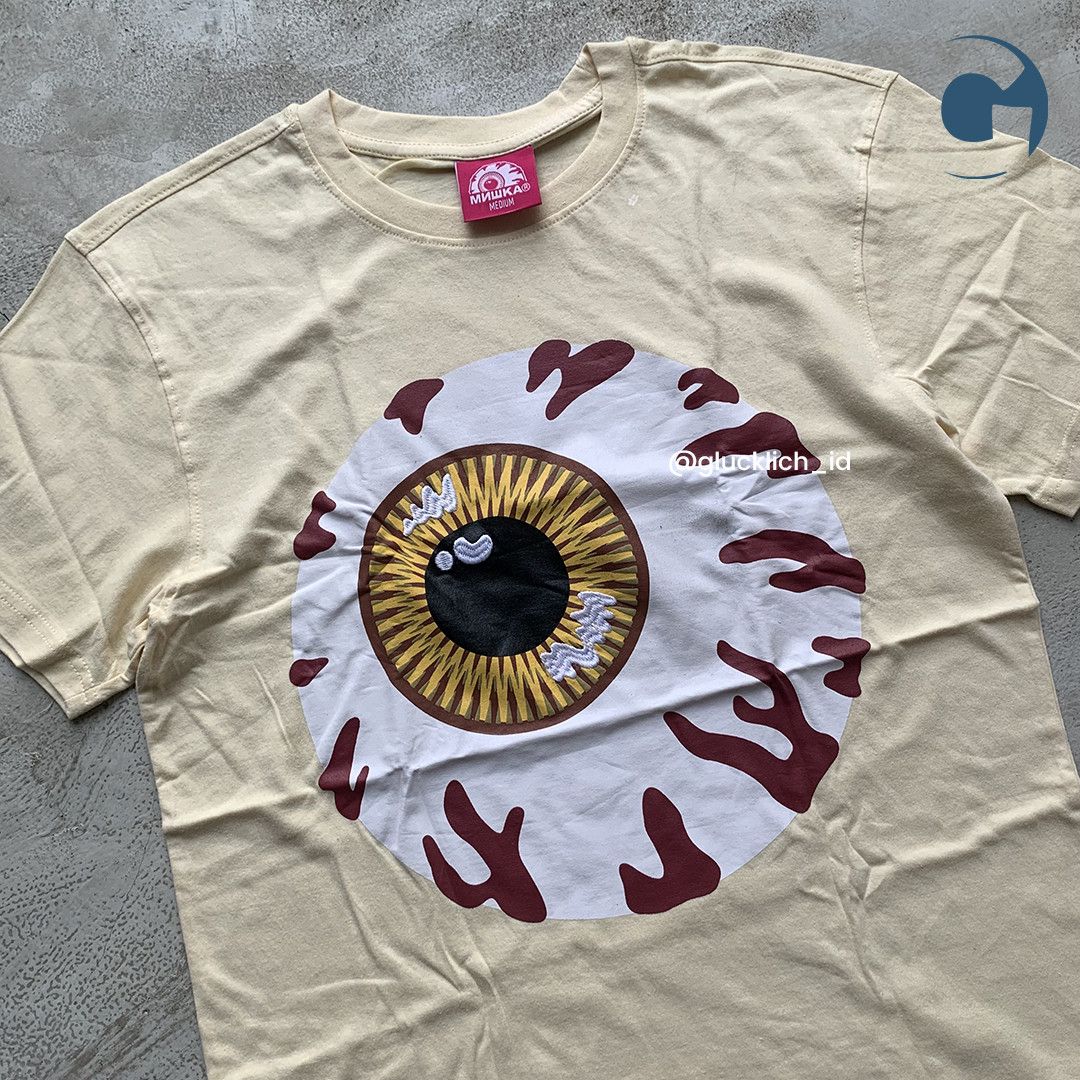 Mishka Mishka, Large Eyeball Tee in Natural Size US M / EU 48-50 / 2 - 3 Thumbnail