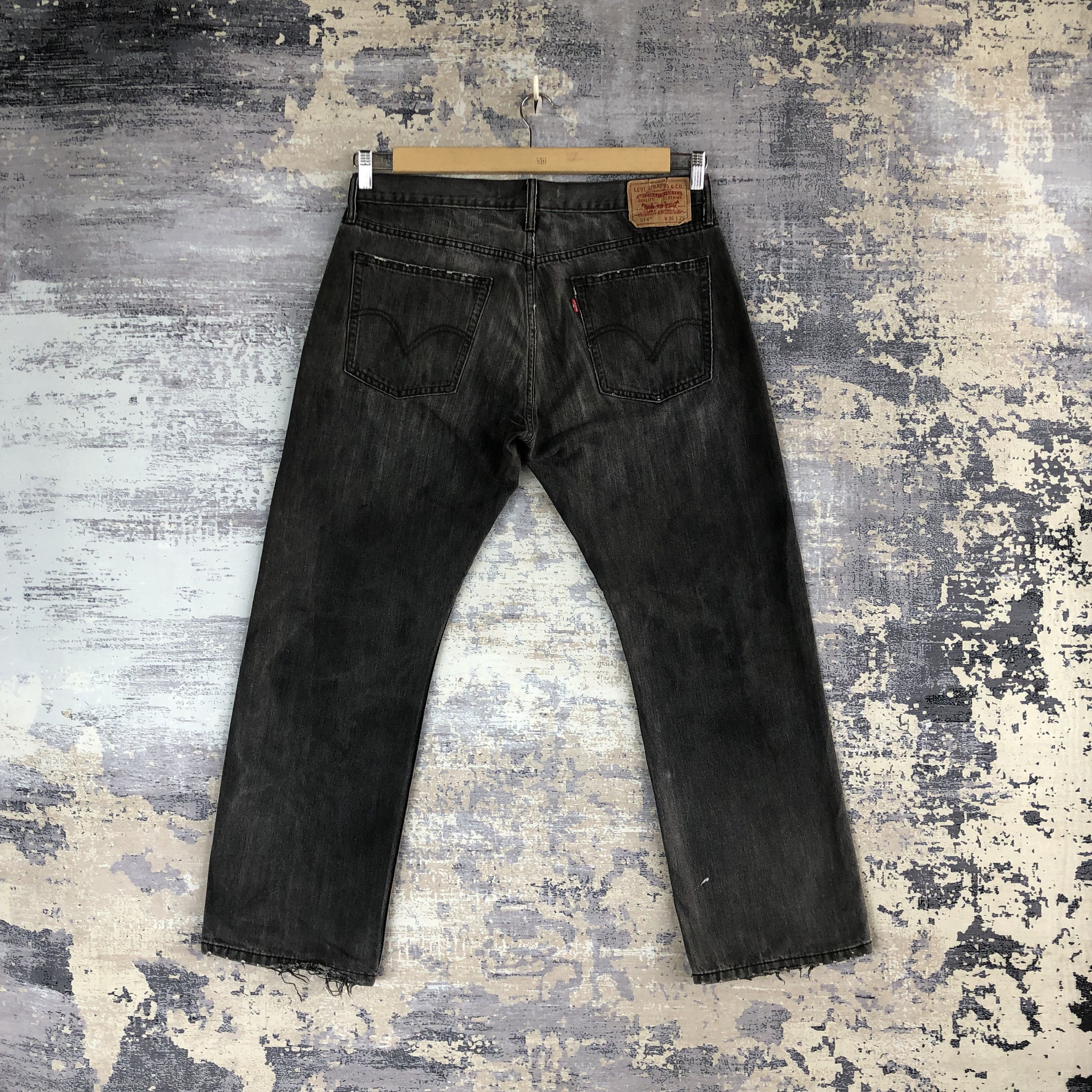 Levi's Vintage Levis 514 Baggy Jeans Super Black Levi's Denim Pants Size US 36 / EU 52 - 2 Thumbnail