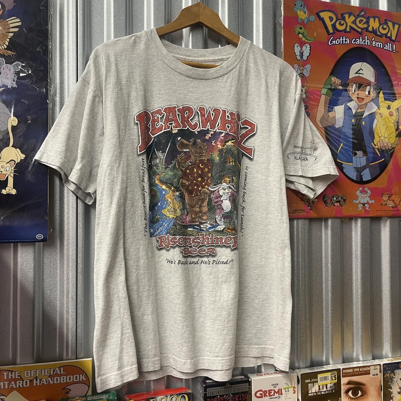 Vintage VTG 90's BearWhiz Alaska Risenshiner Beer Graphic T Shirt XL Size US L / EU 52-54 / 3 - 2 Thumbnail