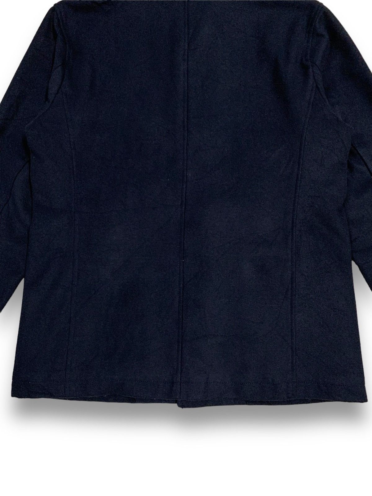 Japanese Brand Japanese Brand ADPOSION Wool Blend Navy Hooded Jacket Size US M / EU 48-50 / 2 - 14 Thumbnail