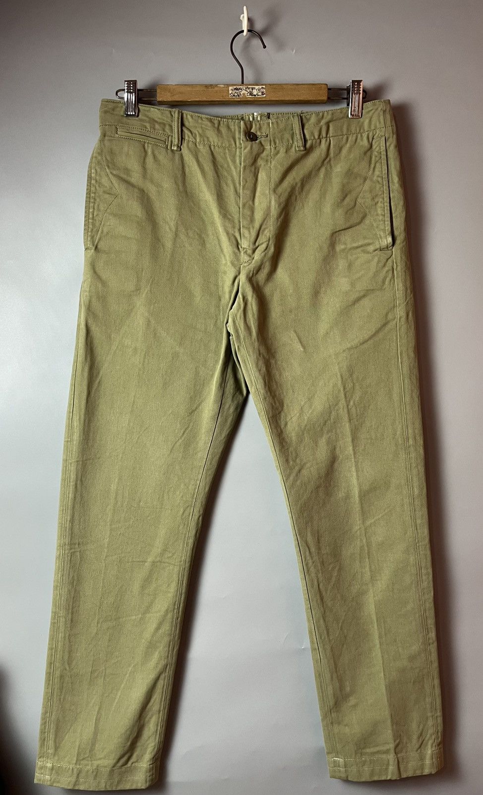RRL Ralph Lauren RRL Ralph Lauren officers chinos trouser Size US 32 / EU 48 - 1 Thumbnail