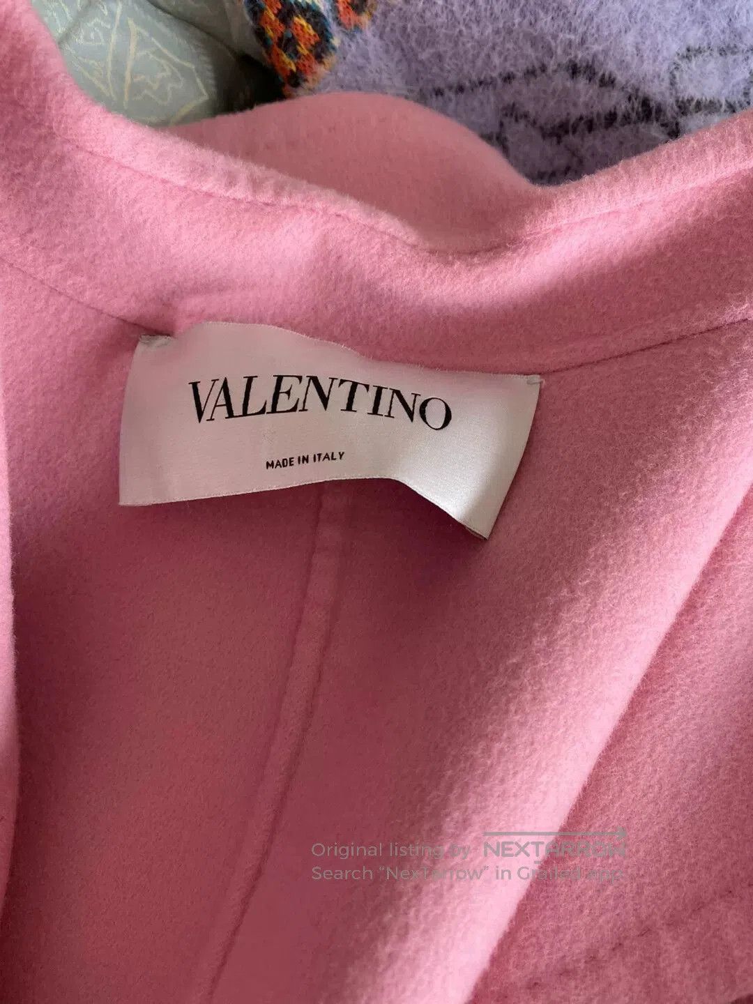 Valentino Valentino Pink Wool Cashmere Coat. Size US S / EU 44-46 / 1 - 2 Thumbnail