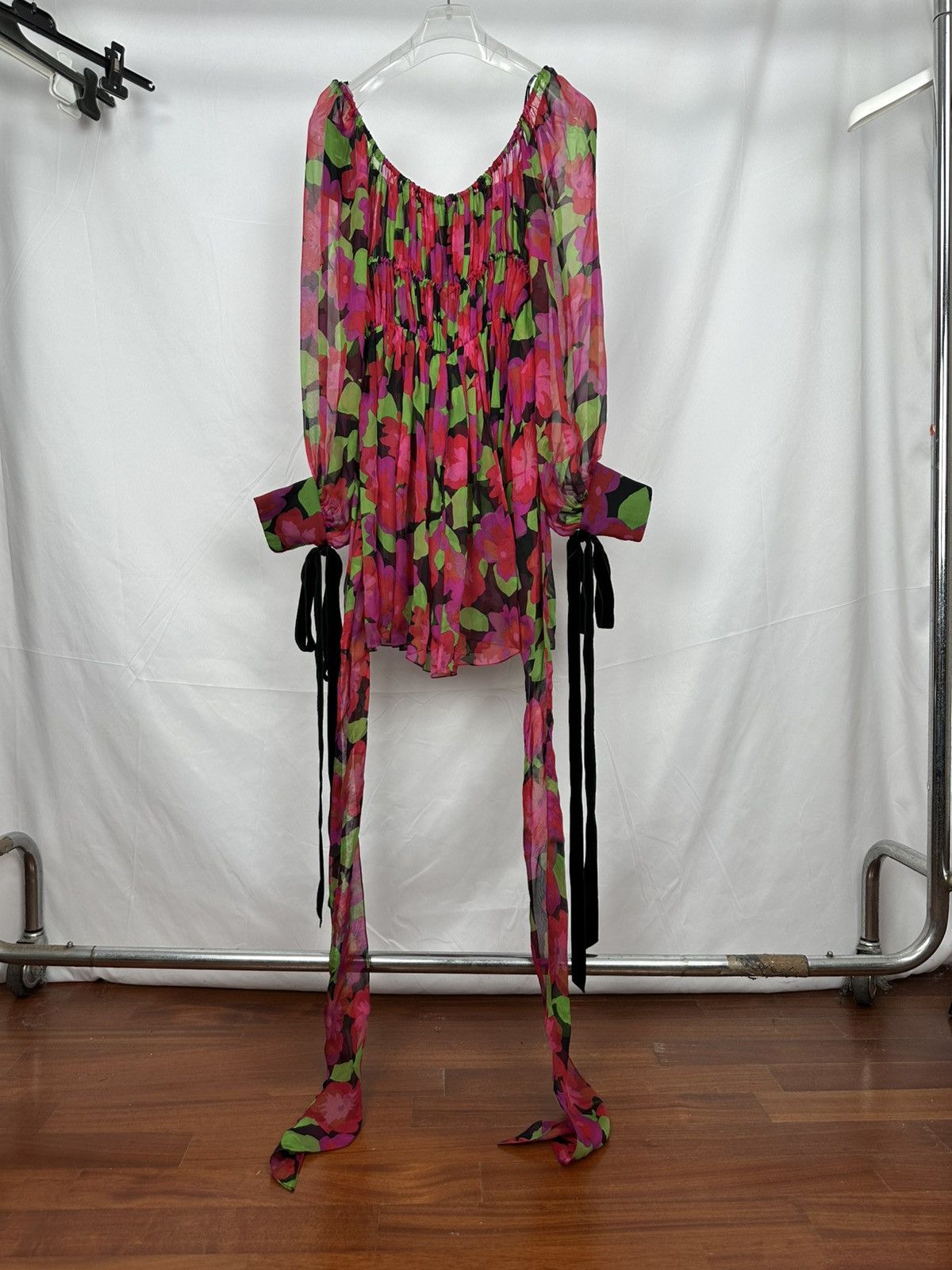 Saint Laurent Paris Saint Laurent Multicolor dress Size XS / US 0-2 / IT 36-38 - 17 Thumbnail