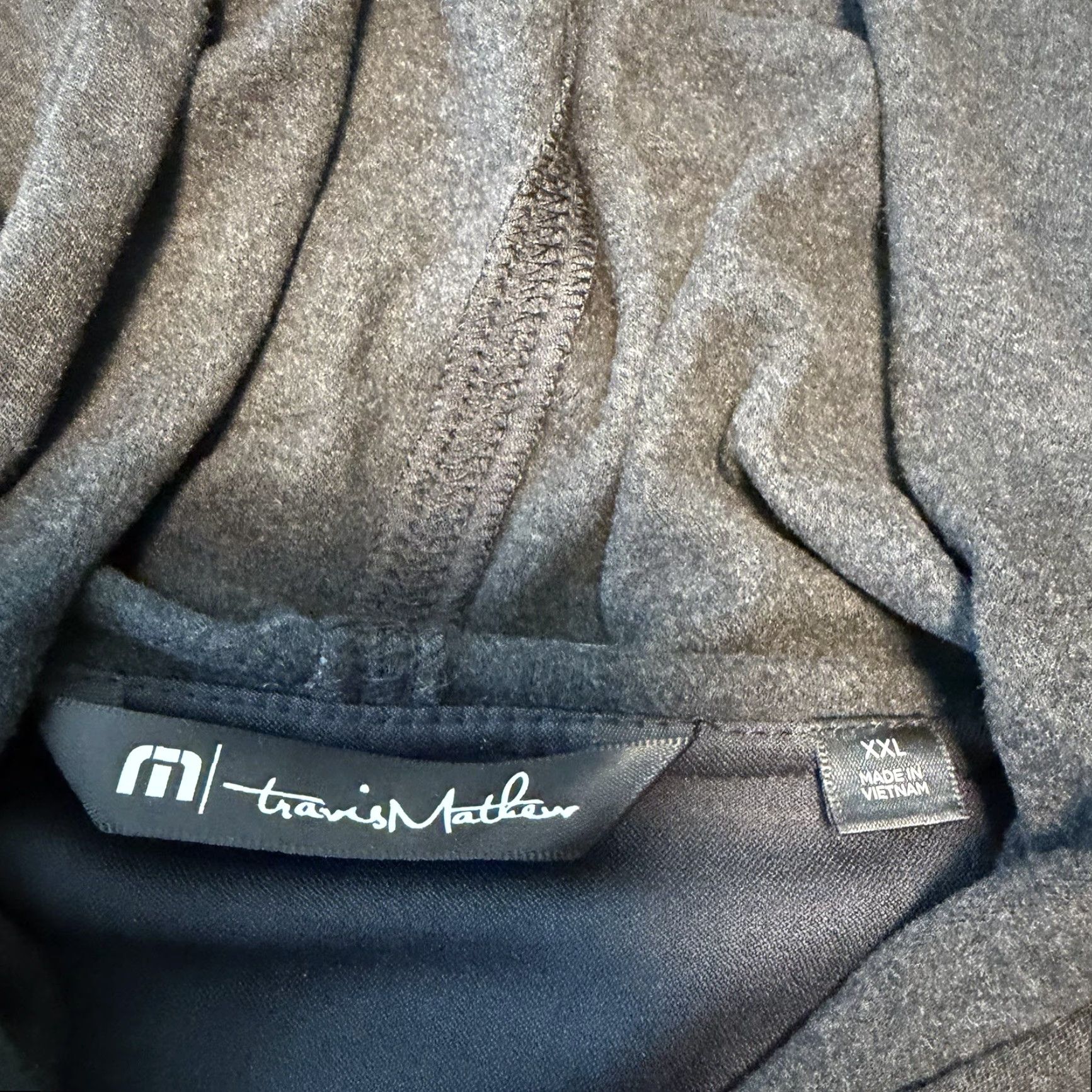 TravisMathew Travis Mathew Tides Up Hooded Jacket Mens XXL Black Full Zip Embroidered Jacket Size US XXL / EU 58 / 5 - 4 Thumbnail