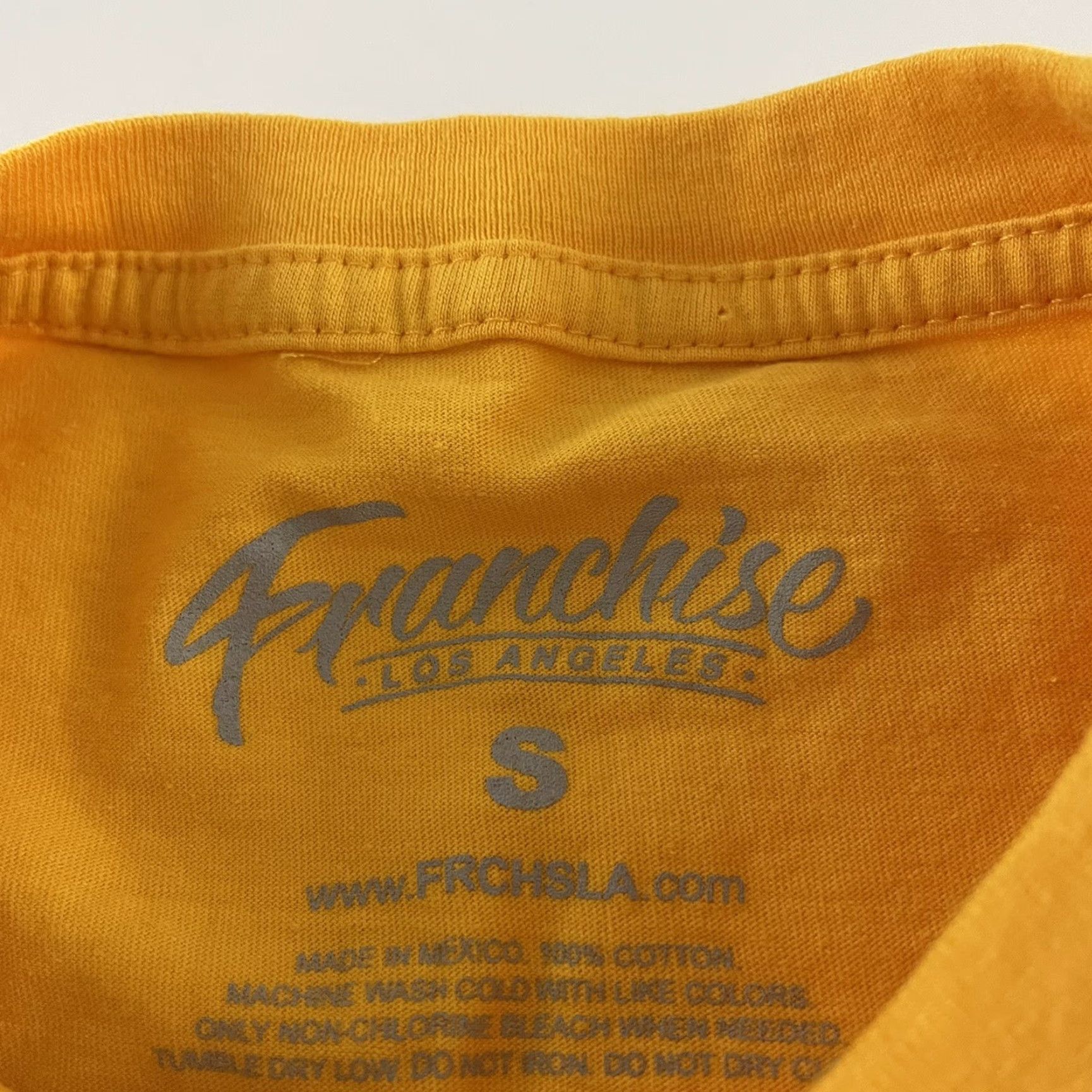 Vintage Franchise LA T-Shirt Short Sleeve Mens S Red 100% Cotton Franchise LA Shirt Red Mens S Size US S / EU 44-46 / 1 - 5 Thumbnail