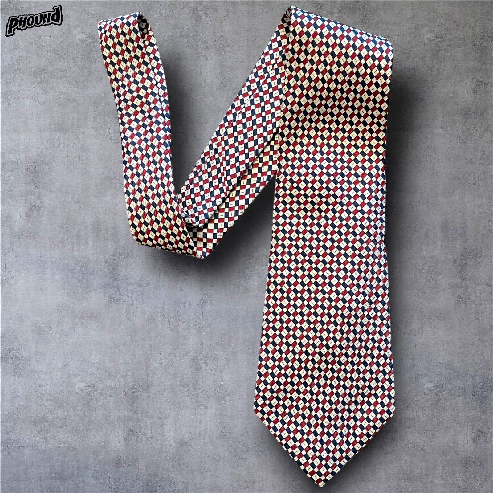 Polo Ralph Lauren Polo Ralph Lauren Vtg Multi Microcheck Silk Tie Nordstrom Size ONE SIZE - 1 Thumbnail