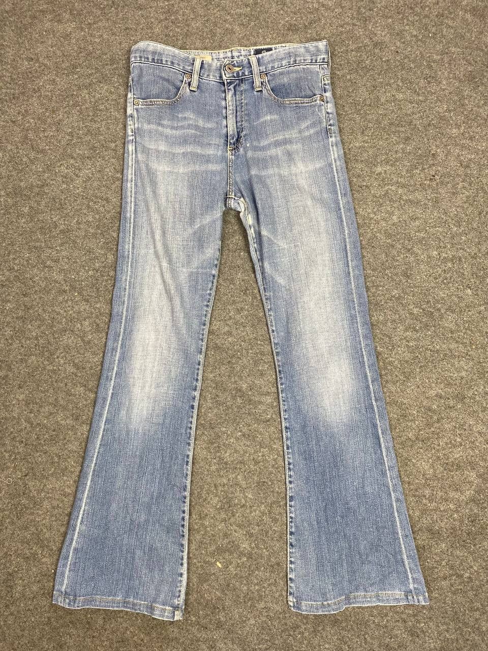 AG Adriano Goldschmied adriano goldschmeid bell bottom flare denim Size 30" / US 8 / IT 44 - 8 Thumbnail