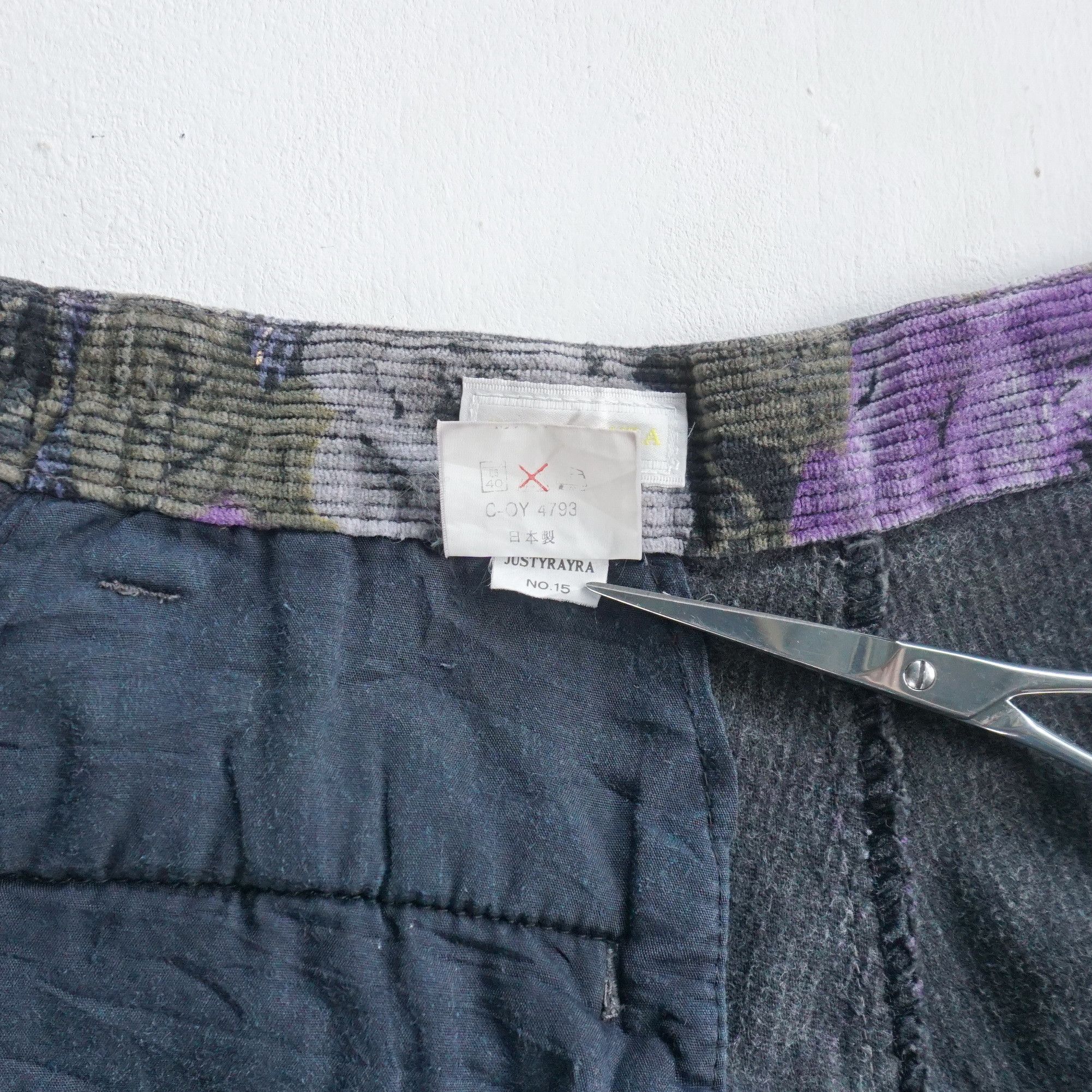 Japanese Brand JUSTY RAYRA Full Printed Floral Corduroy Size 26" / US 2 / IT 38 - 7 Thumbnail