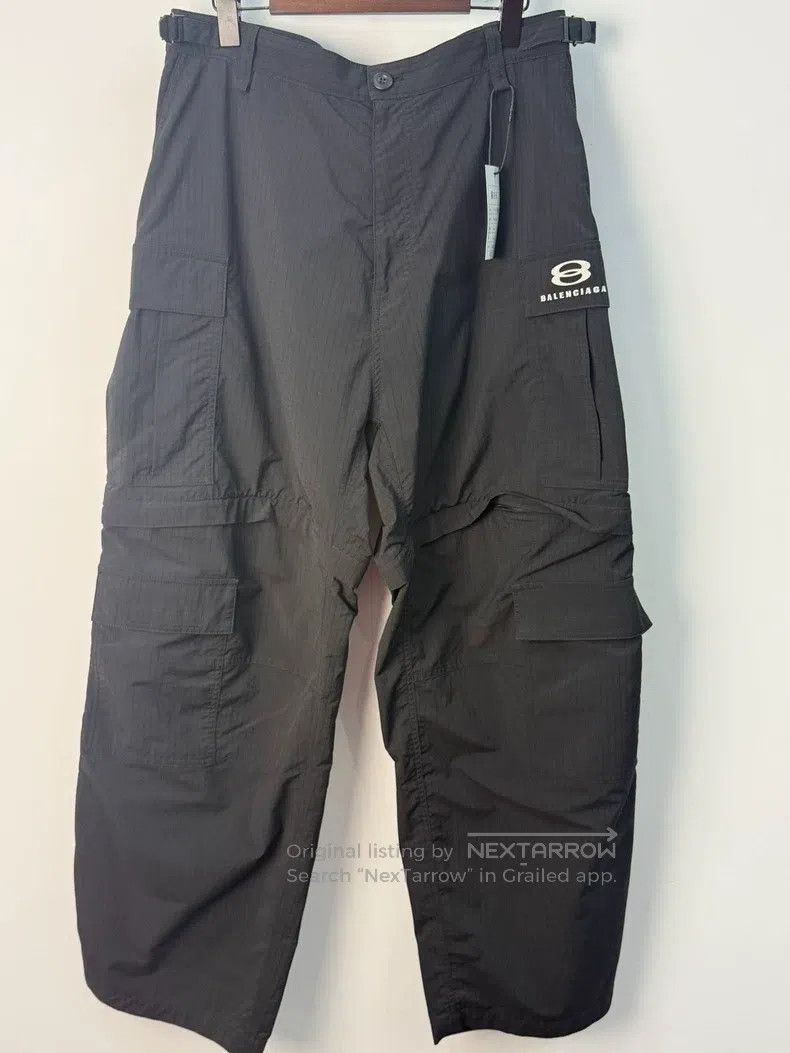 Balenciaga Balenciaga size M Double Ring Logo Rip-Resistant Fabric Ca Size US 27 - 1 Thumbnail