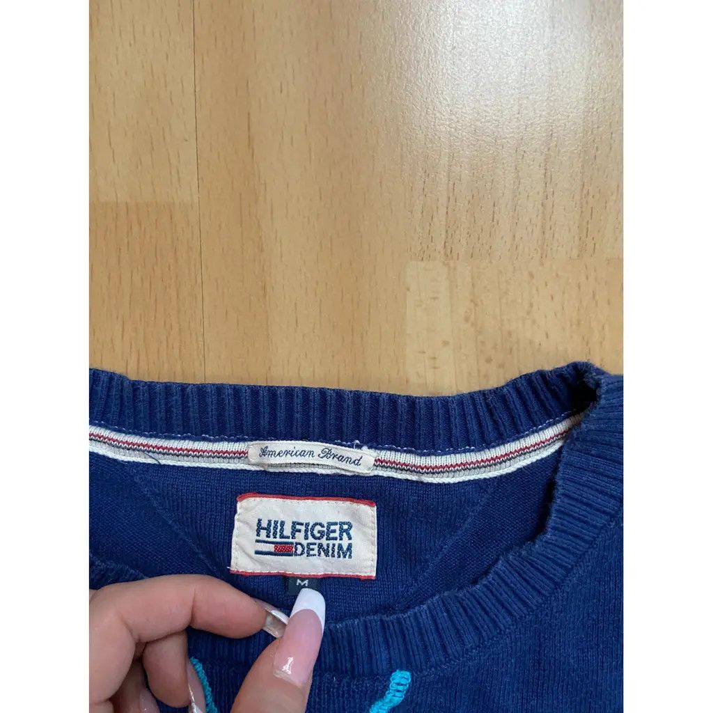 Tommy Hilfiger Tommy Hilfiger Denim Blue Striped Sweater Size US M / EU 48-50 / 2 - 4 Thumbnail