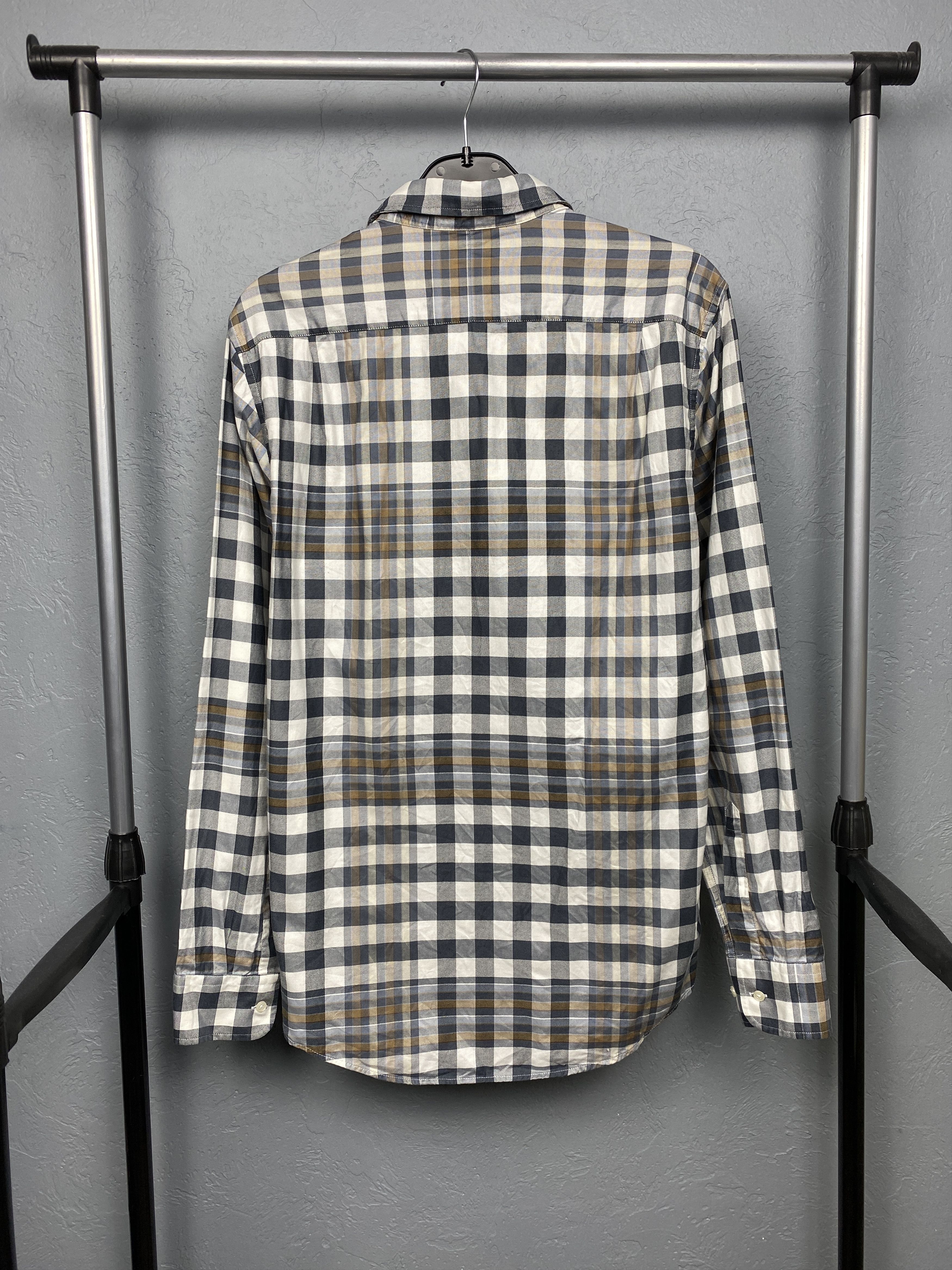 Reiss Reiss Mens Long Sleeve Plaid Shirt Size US M / EU 48-50 / 2 - 6 Thumbnail