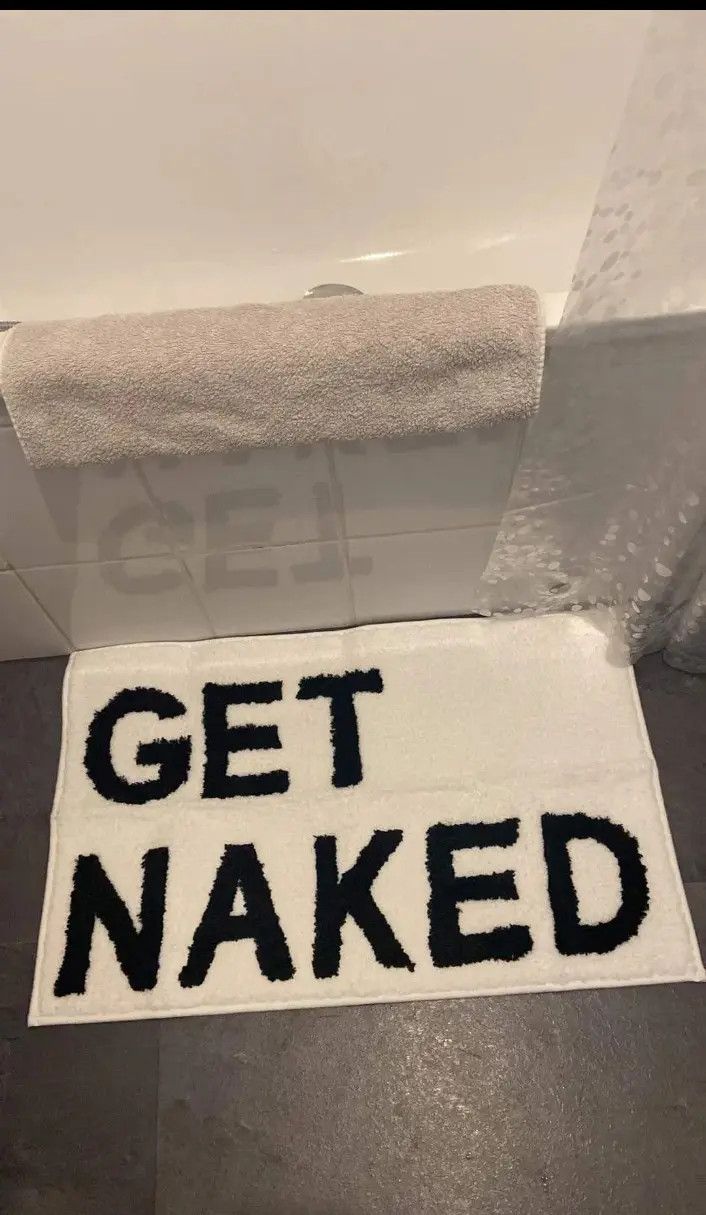 Other Inyahome Get Naked Bath Mat Bathroom Soft Rugs Size ONE SIZE - 4 Thumbnail