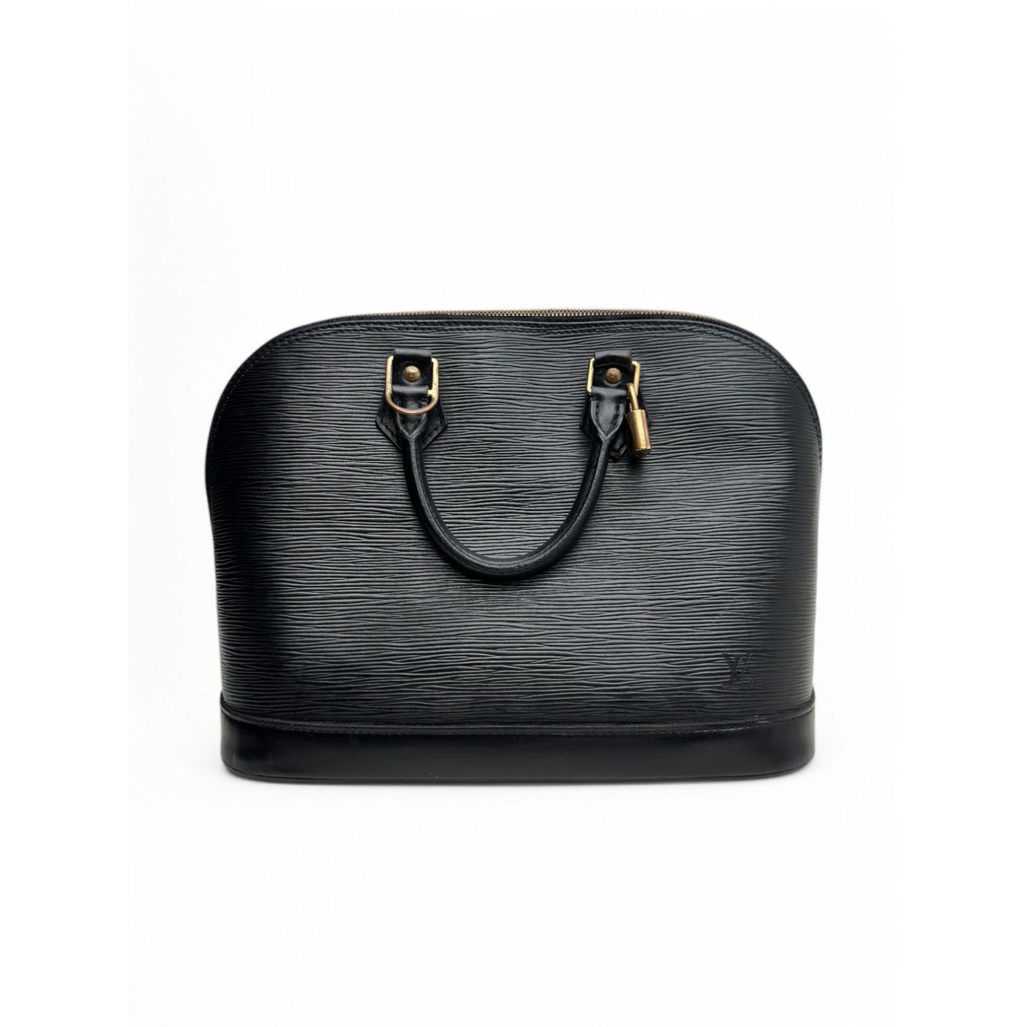 Louis Vuitton Louis Vuitton Alma Epi Black Leather Handbag Size ONE SIZE - 5 Thumbnail