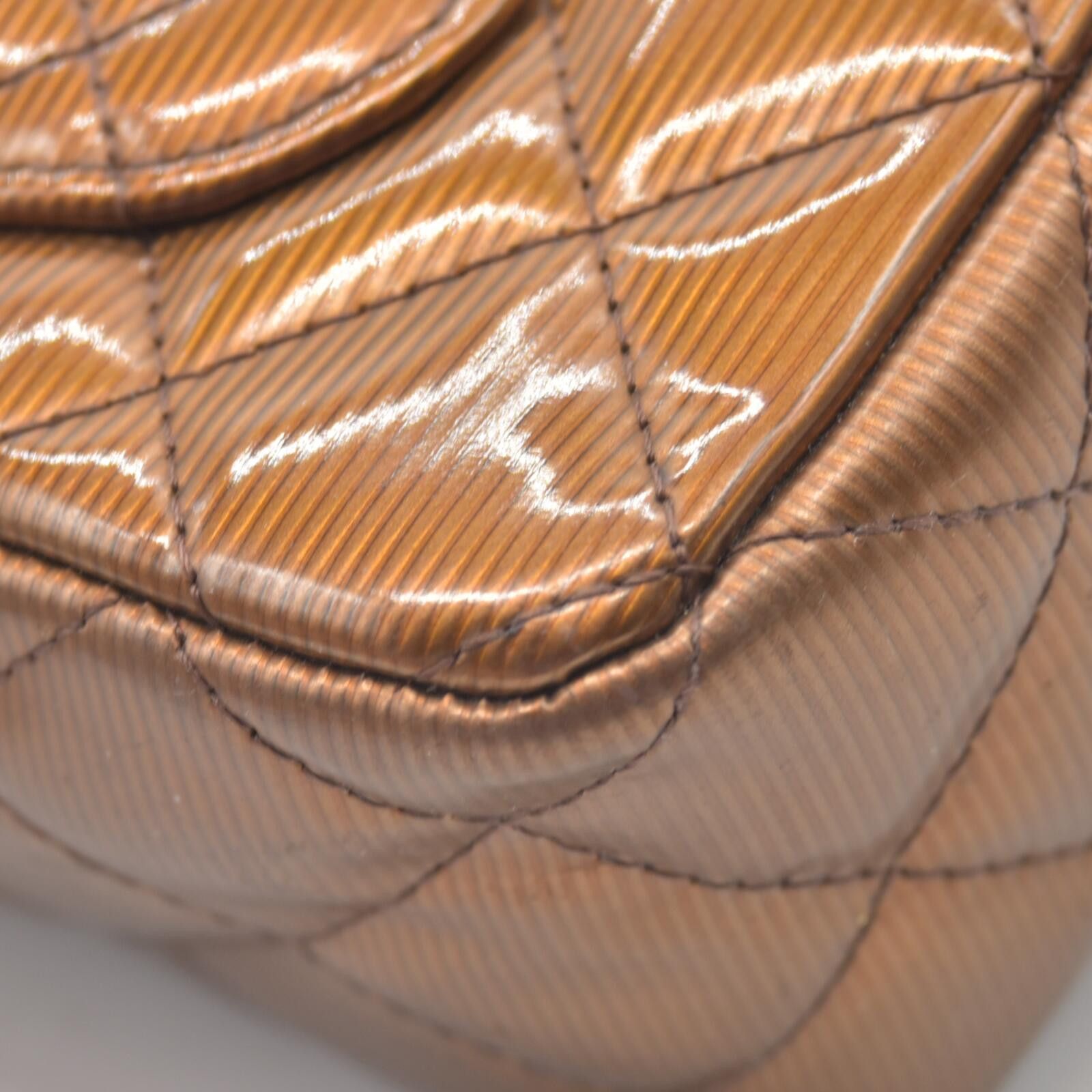 Chanel 2013 Chanel Patent Calfskin Quilted Mini Rectangular Flap Size ONE SIZE - 11 Thumbnail
