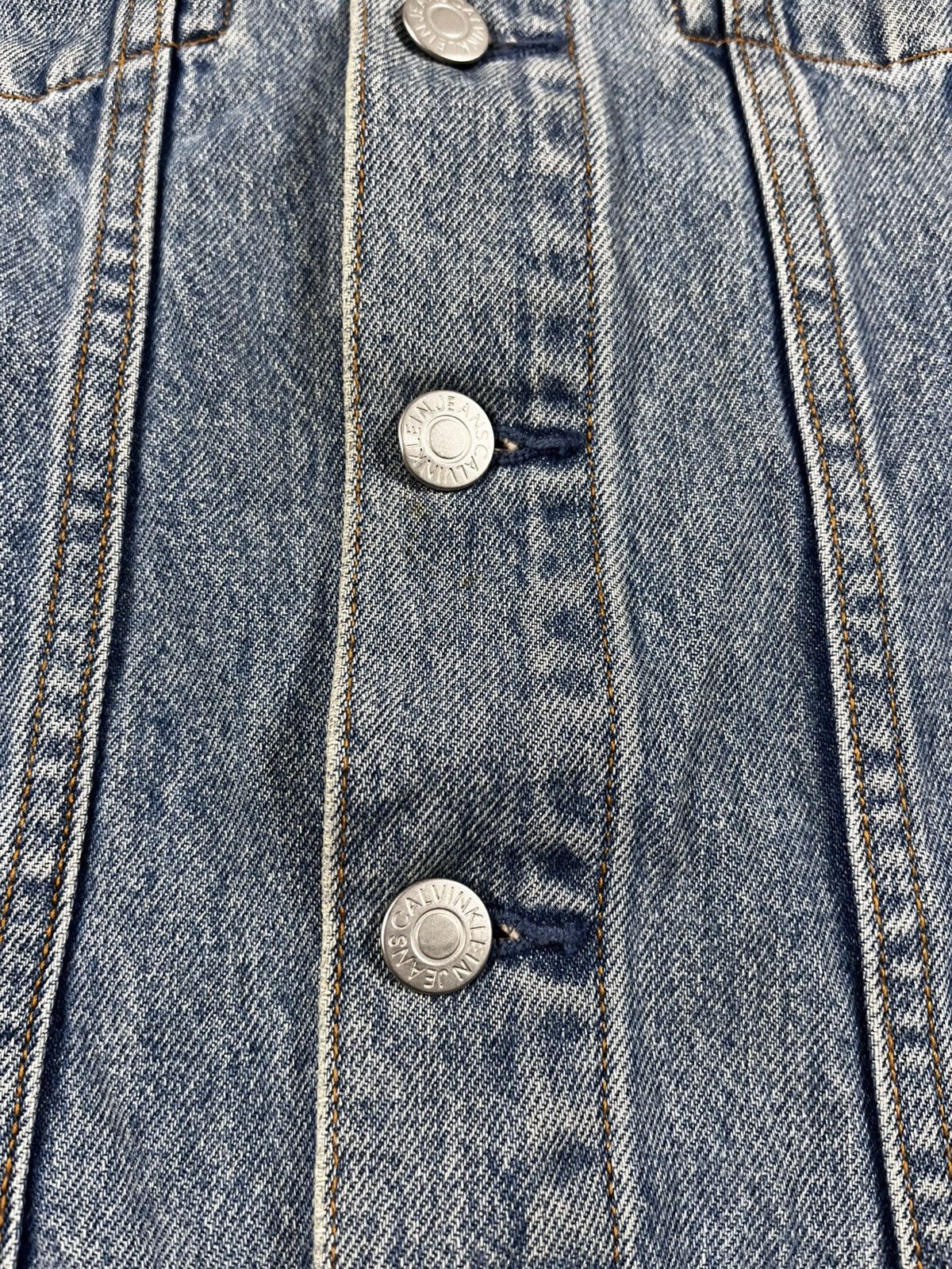 Calvin Klein Vintage calvin klein denim jacket (design by raf simons) Size XS / US 0-2 / IT 36-38 - 10 Thumbnail