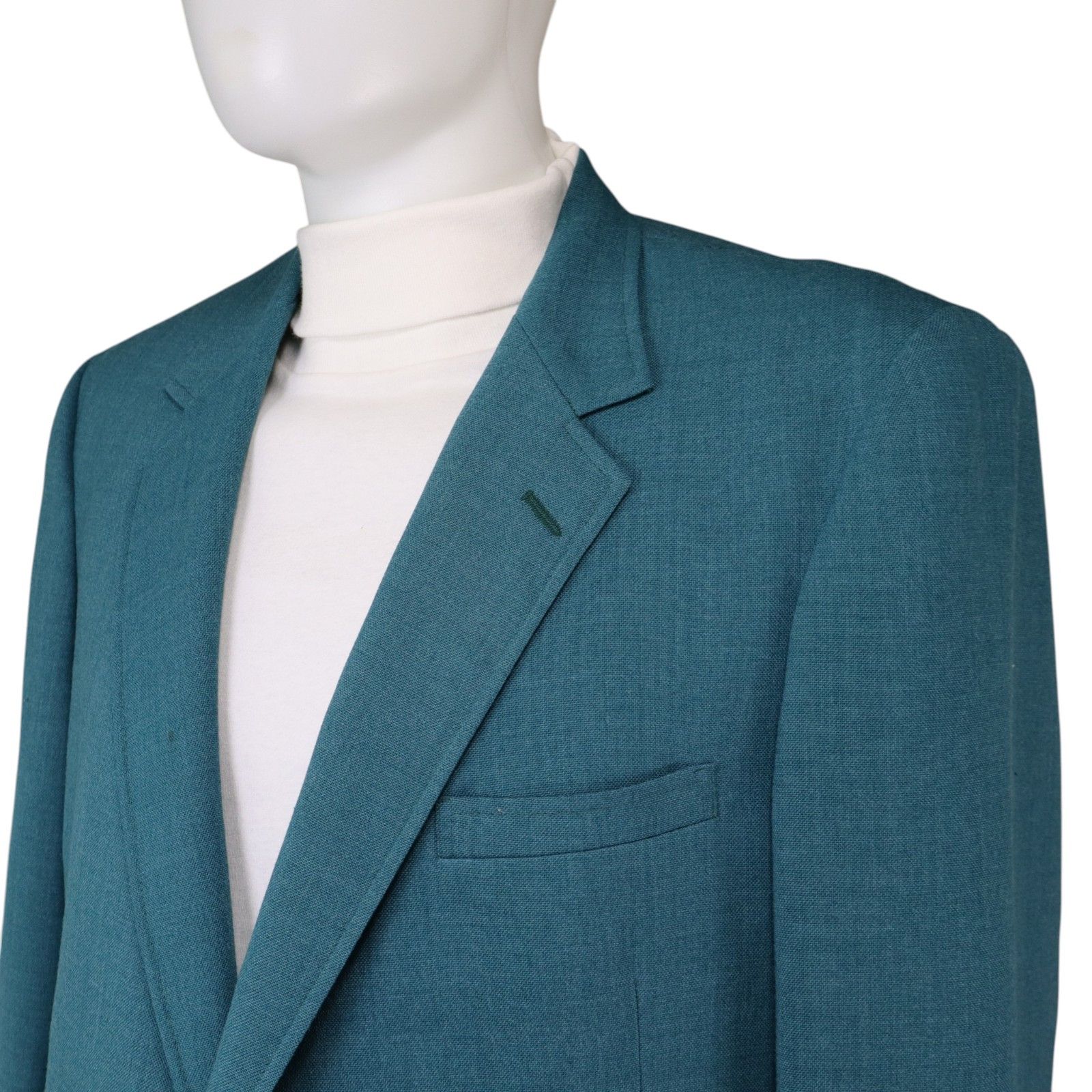 Hardwick Vintage Hardwick USA Hopsack Blazer 48L Masters Green Size 48L - 4 Thumbnail