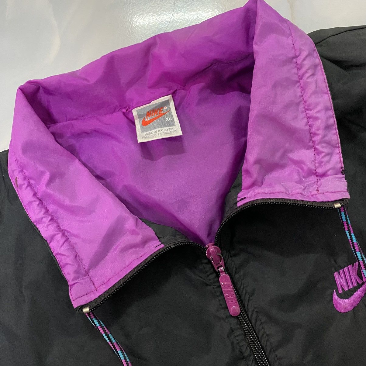 Nike VINTAGE 90S NIKE NYLON JACKET Size US XL / EU 56 / 4 - 15 Thumbnail