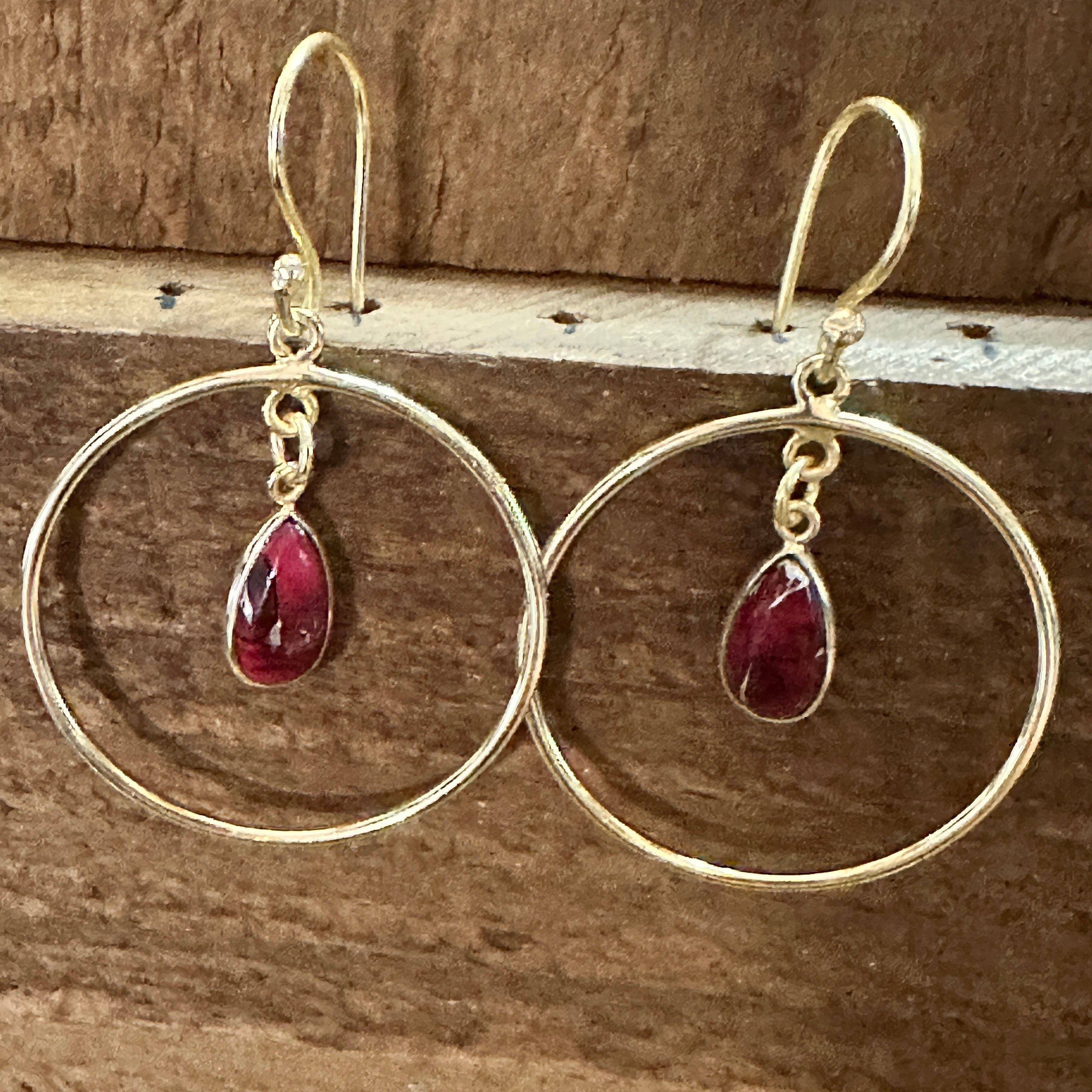 Other Golden Dahlia Rose Handmade Gold Plated Earrings, Natural St Size ONE SIZE - 6 Thumbnail