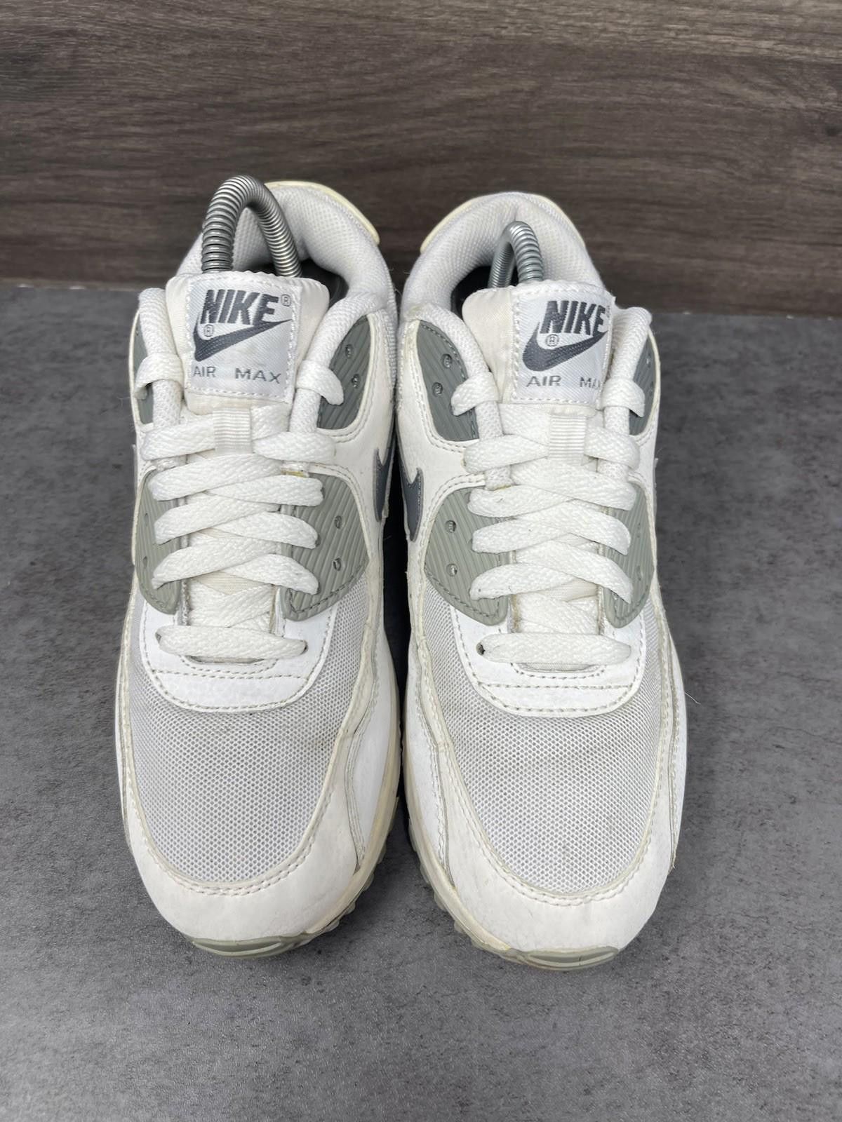 Nike Nike Air Max 90 Sneakers Womens Size 7.5 White Grey Size US 7.5 / IT 37.5 - 3 Thumbnail