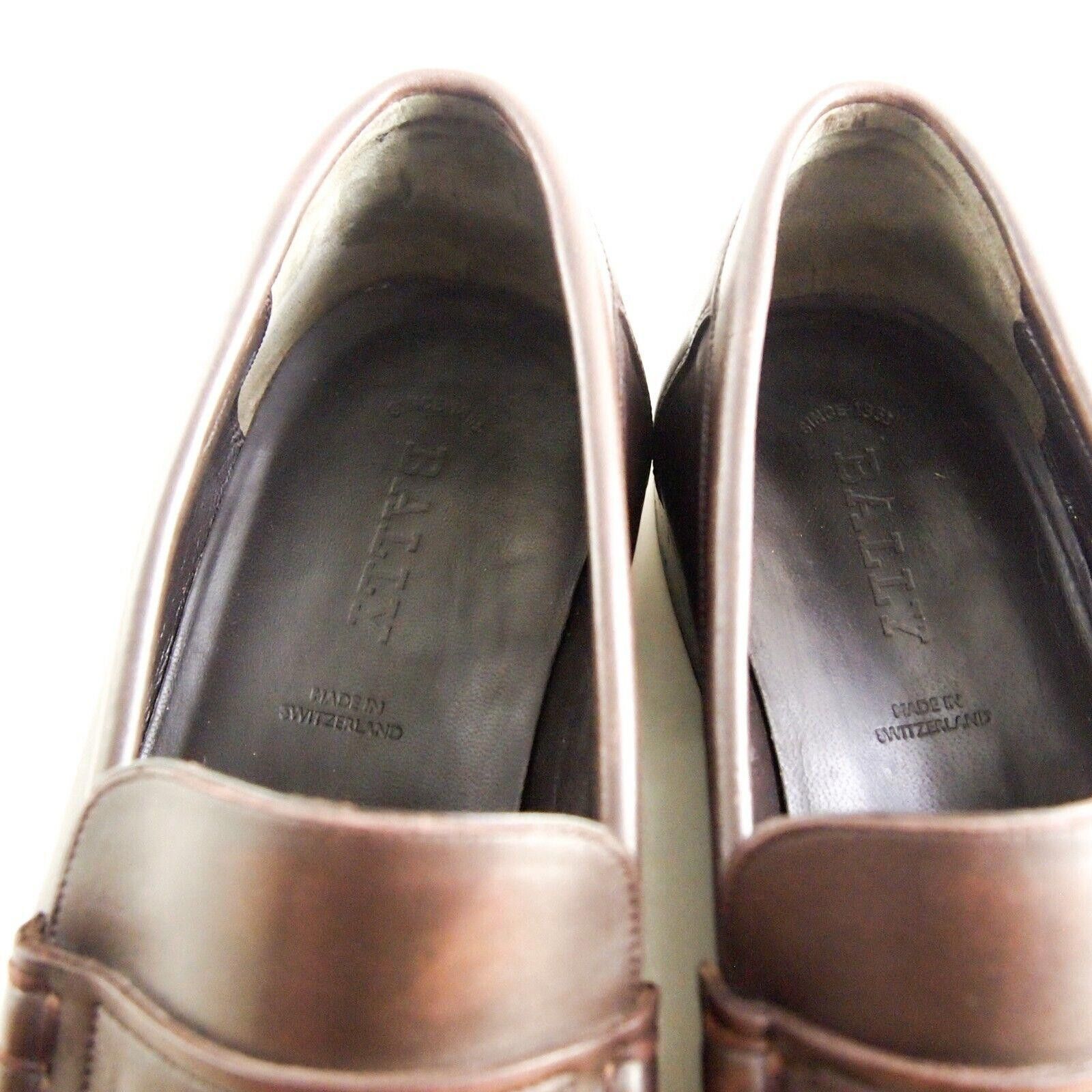 Bally Bally Cabras Penny Loafers Brown Leather EU 42.5 US 9.5 Size US 9.5 / EU 42-43 - 8 Thumbnail