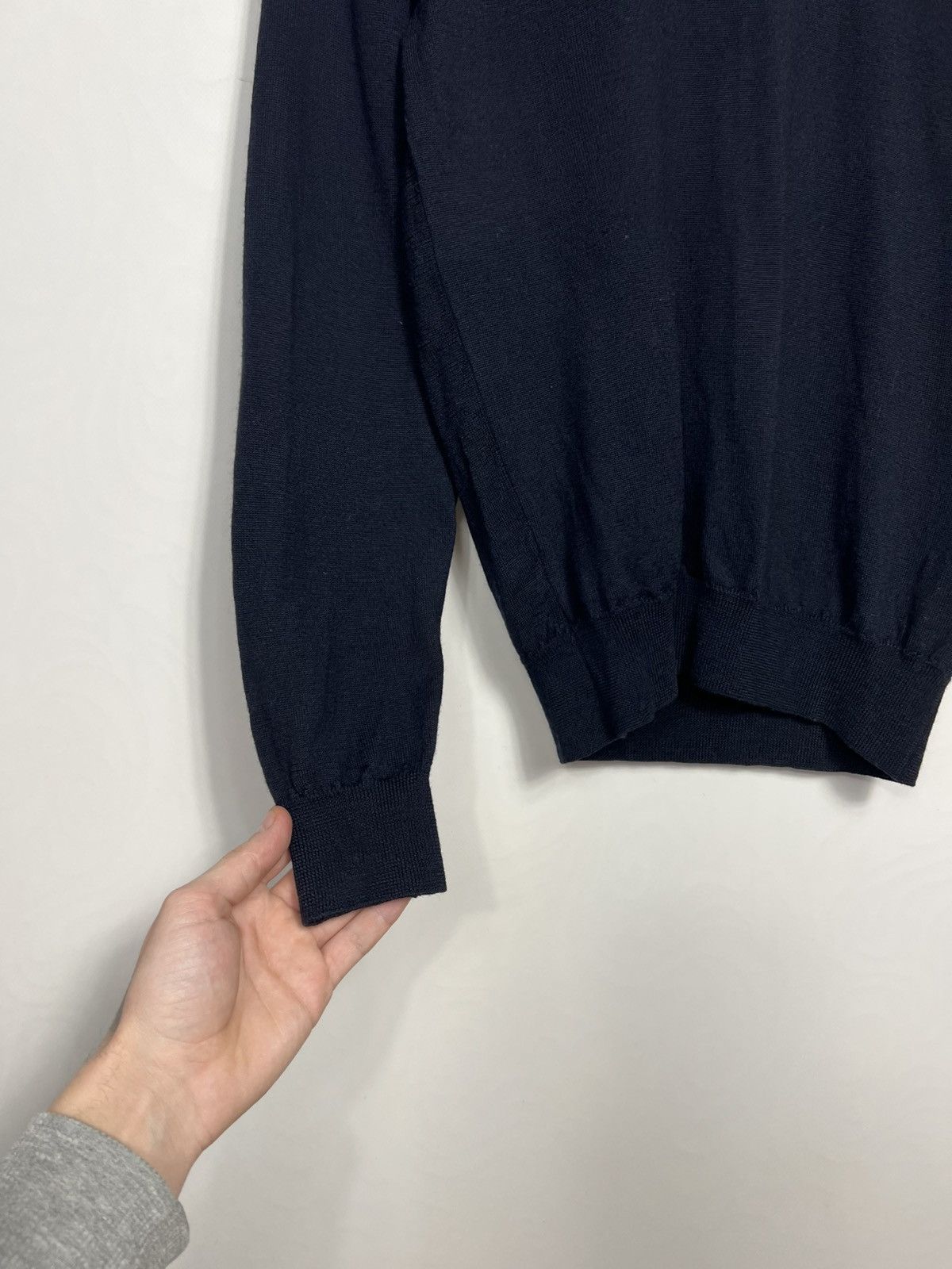 Boggi Boggi Milano Virgin Wool Sweater Jumper Pullover Size US S / EU 44-46 / 1 - 3 Thumbnail
