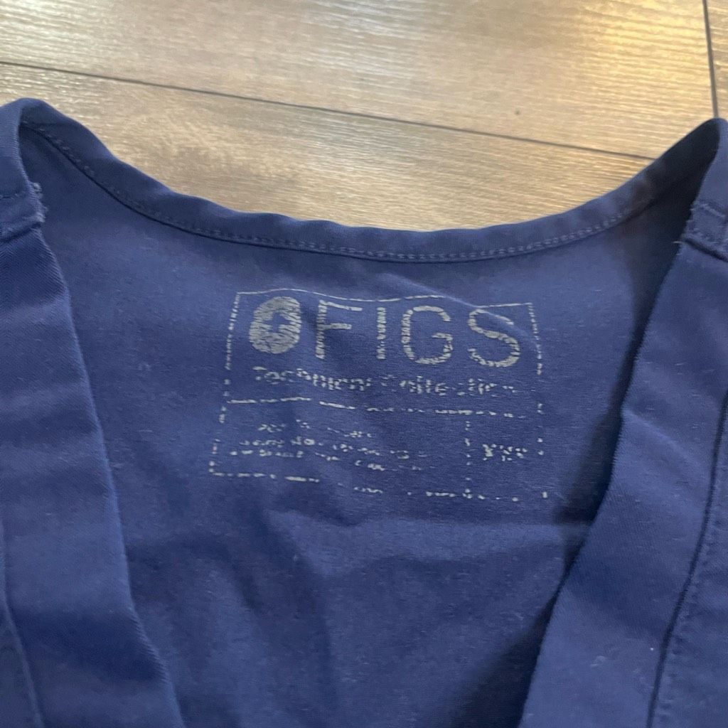 FOG Figs Navy Athletic Scrub Top Women XXS Bin I-16 Size XXS / US 00 / IT 34 - 3 Thumbnail