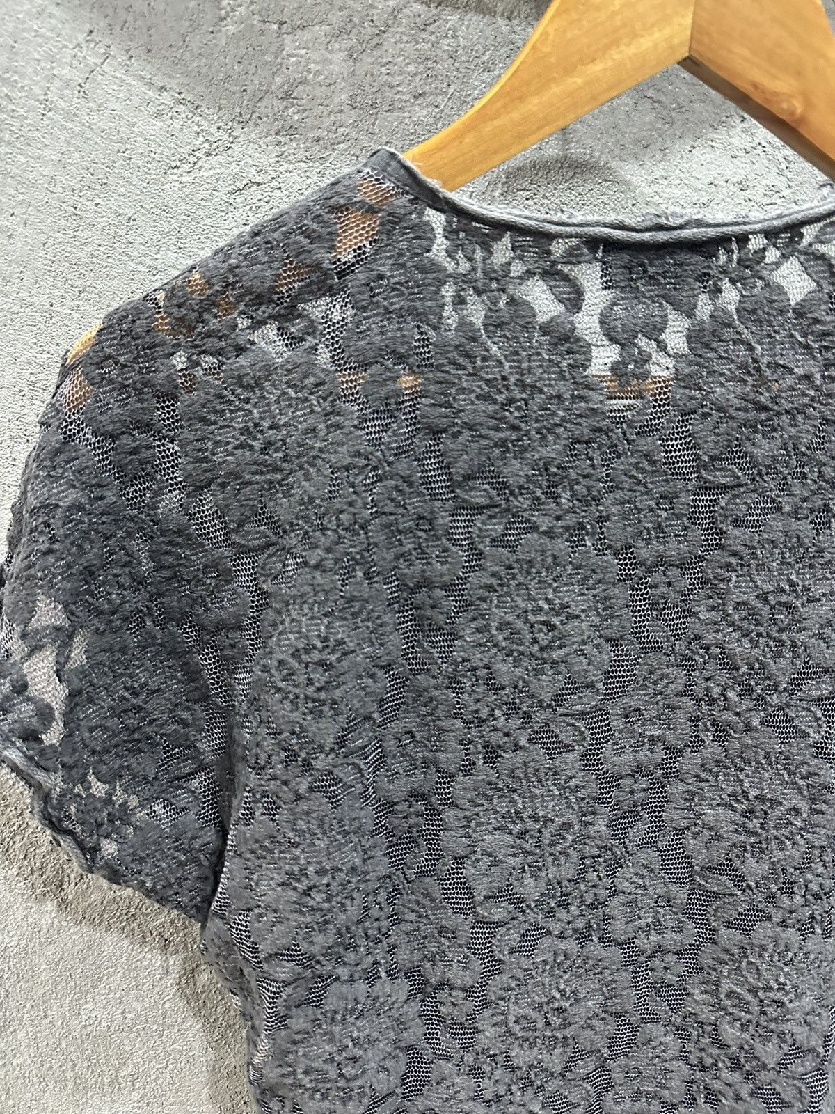 Diesel Diesel 3D Flower Lace Tee Size US XS / EU 42 / 0 - 11 Thumbnail